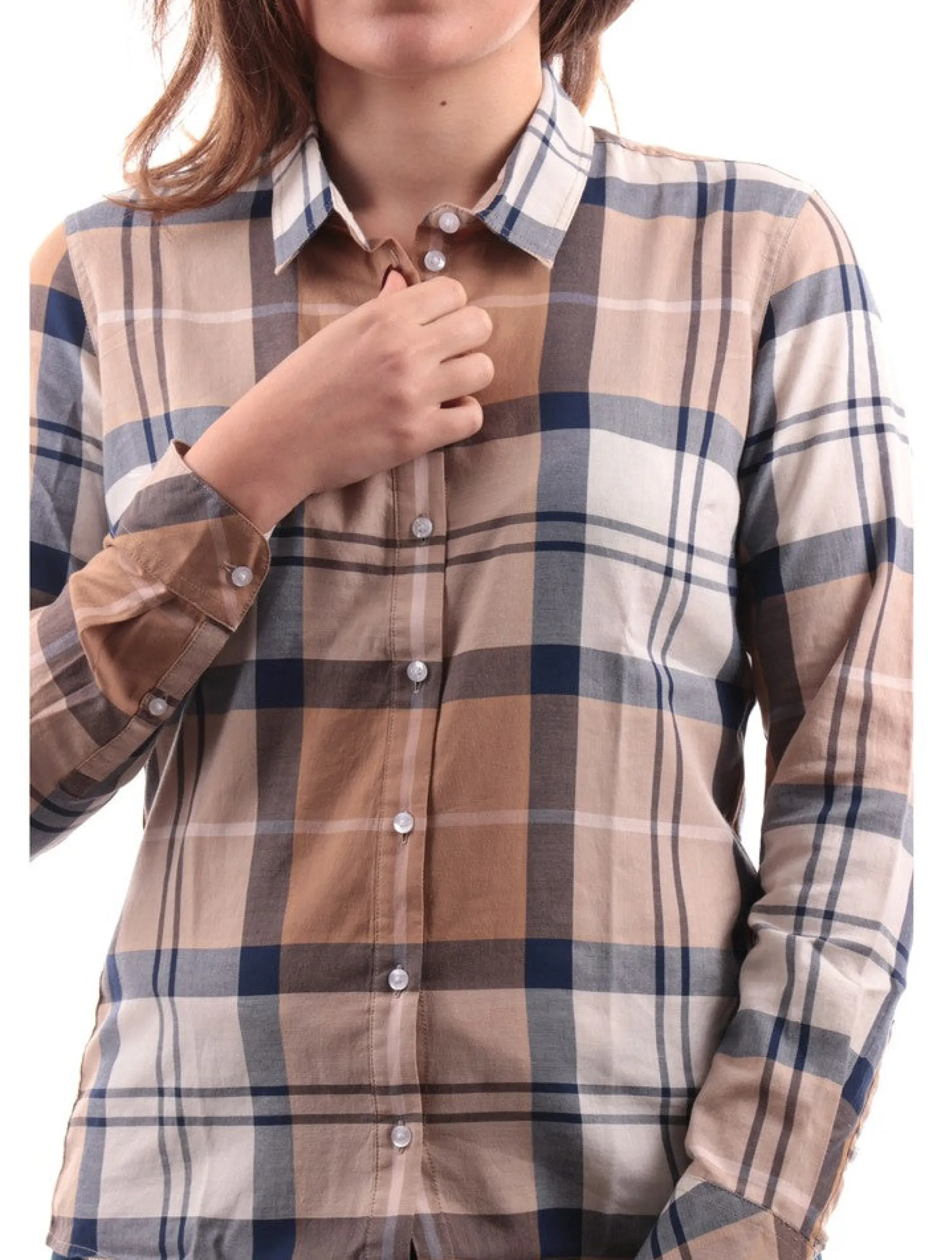 BARBOUR Top & Camicie*Camicia marrone da donna LSH1353