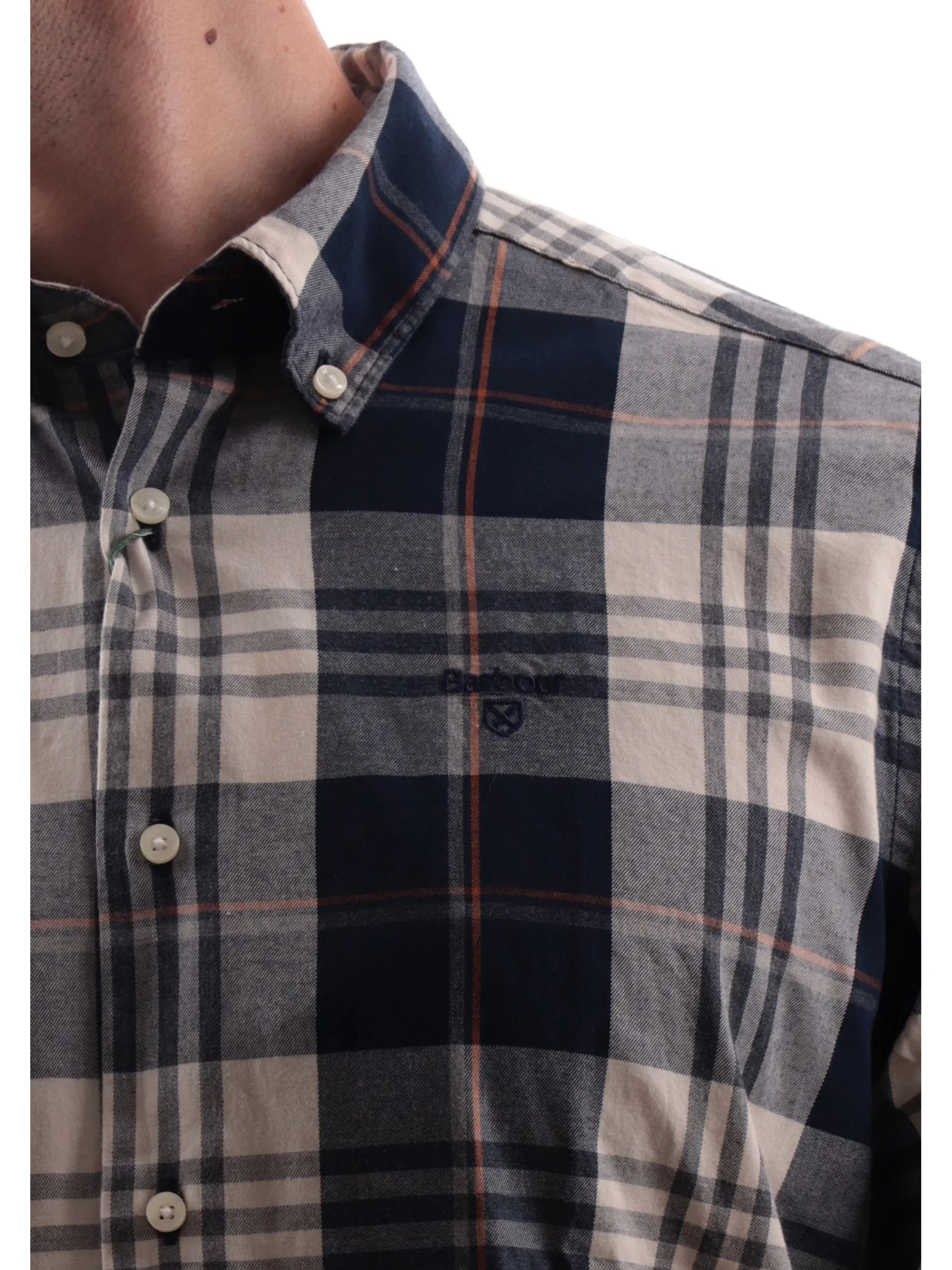 BARBOUR Camicie*Camicia Uomo a Quadri Edgar beige e blu MSH5355NY91