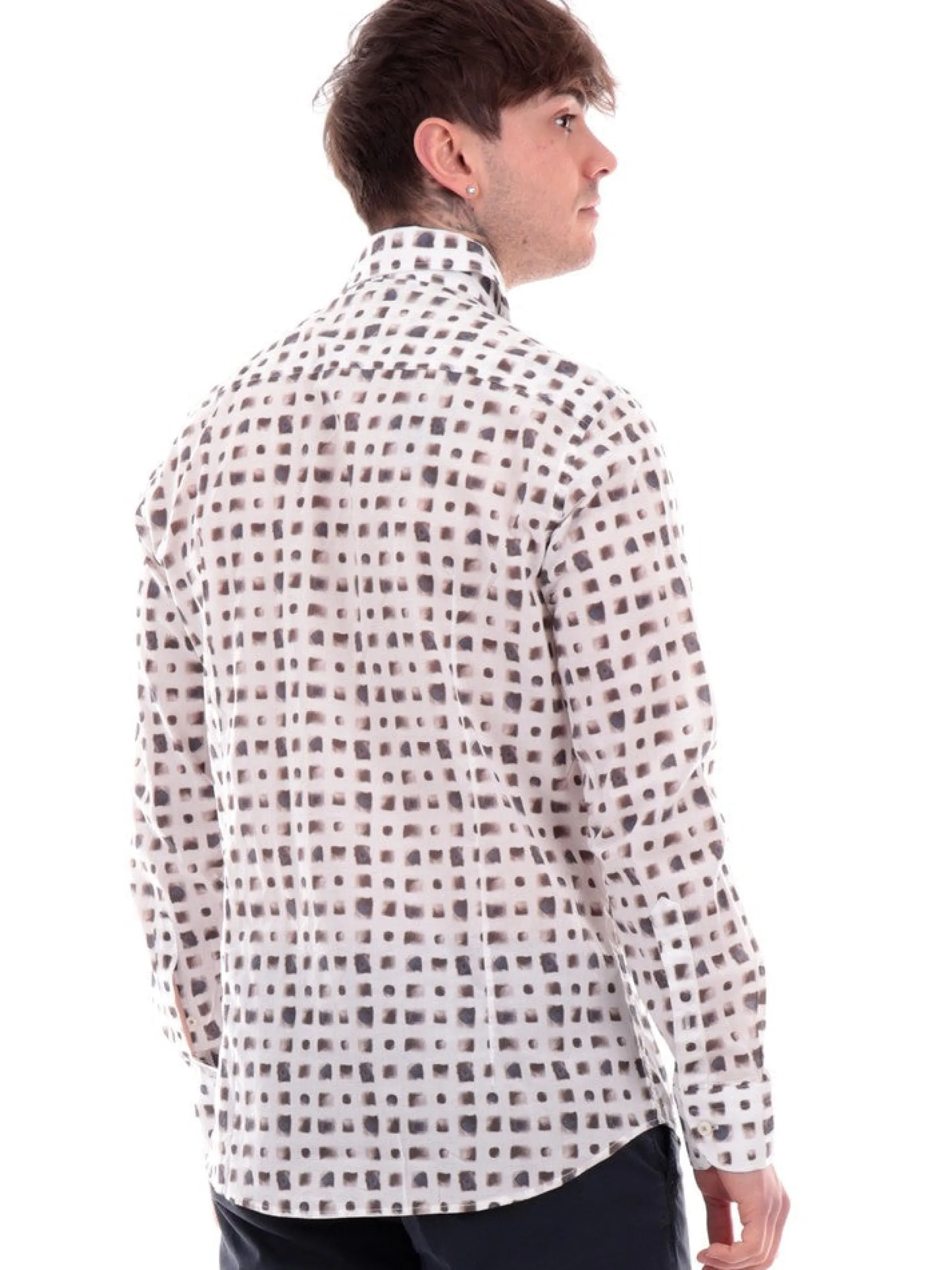 BASTONCINO Camicie*Camicia bianca da uomo pois 261