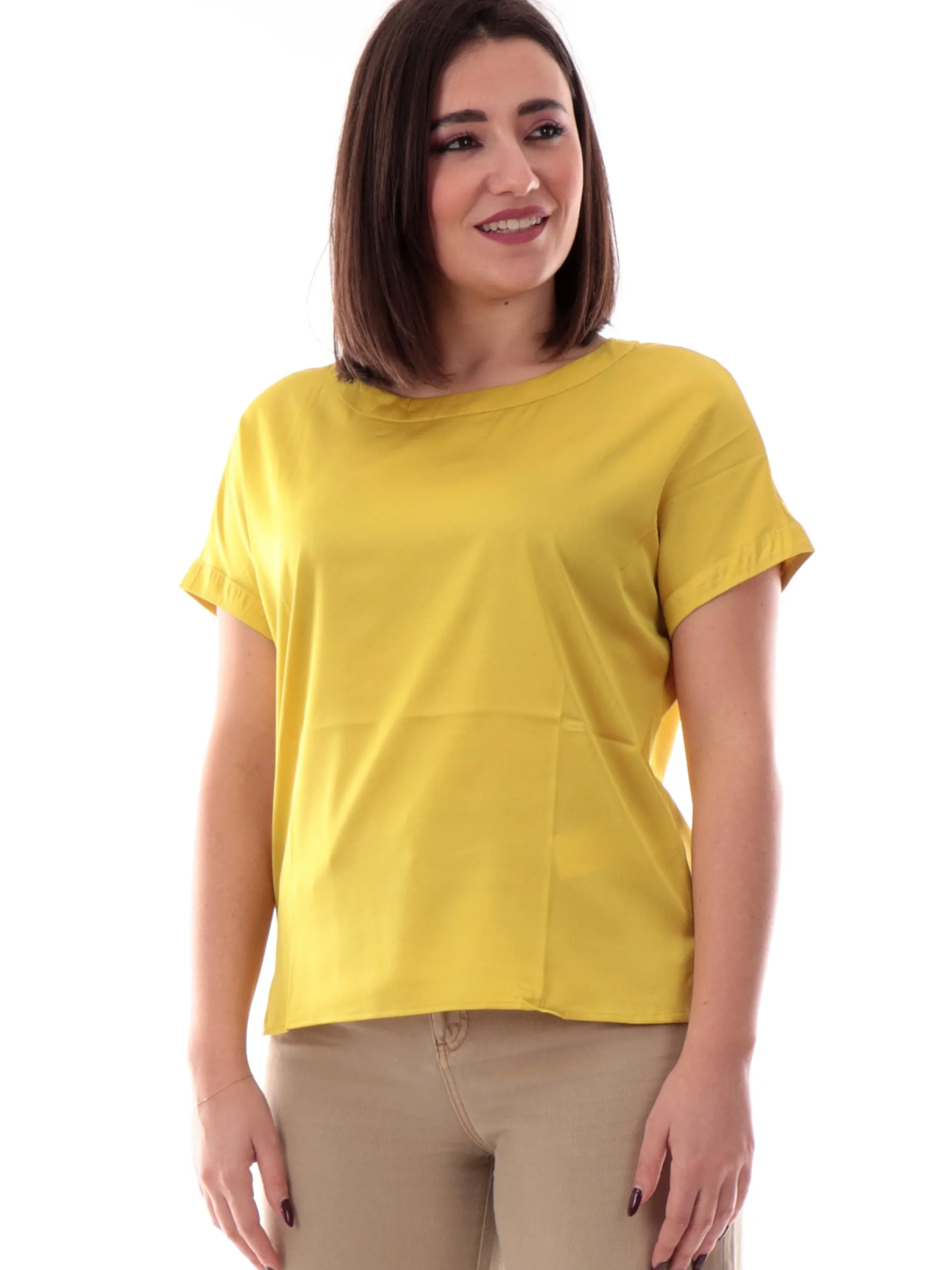 EMME MARELLA Top & Camicie*Camicia maniche aletta gialla da donna KLAUSEN