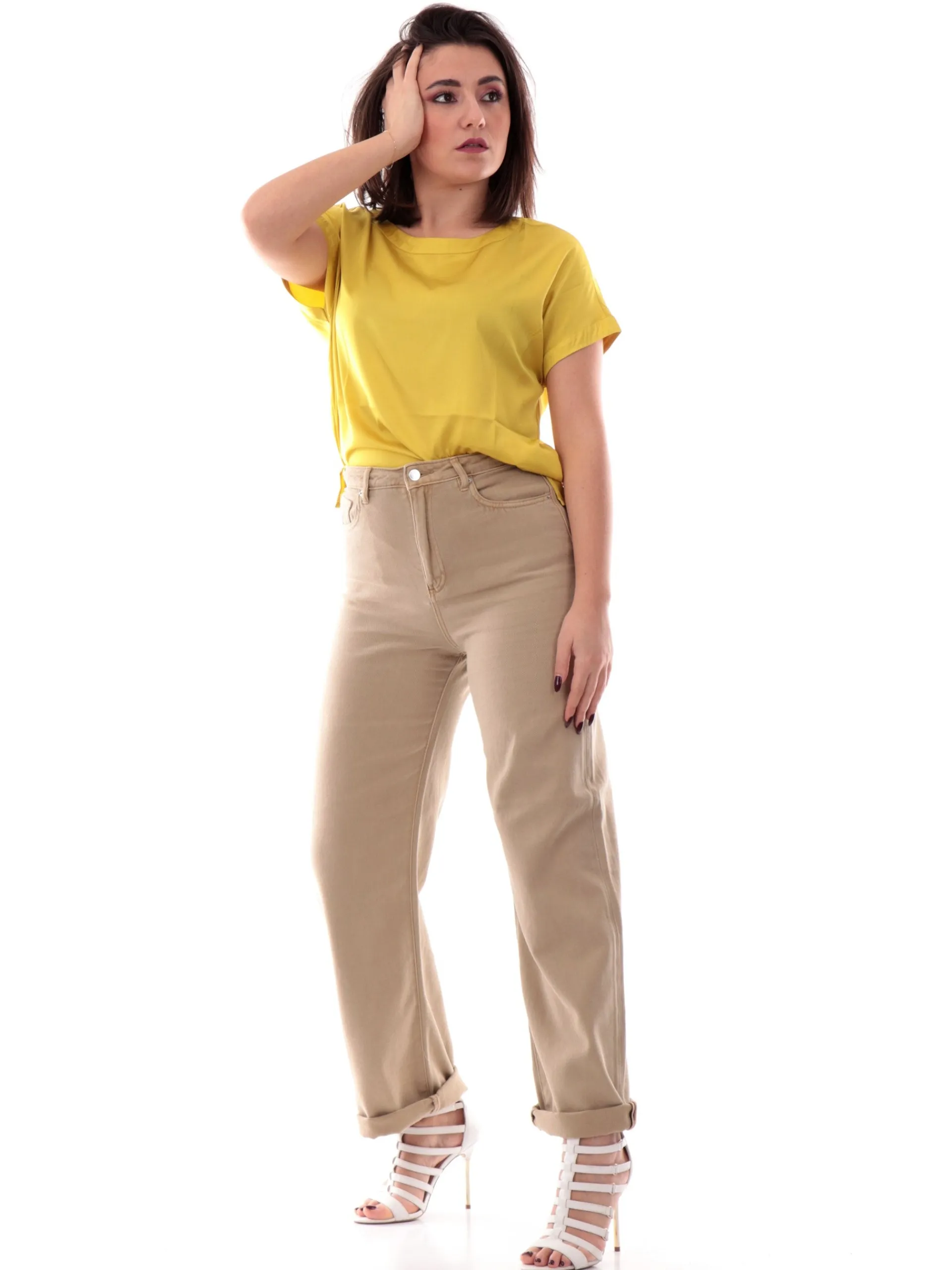 EMME MARELLA Top & Camicie*Camicia maniche aletta gialla da donna KLAUSEN