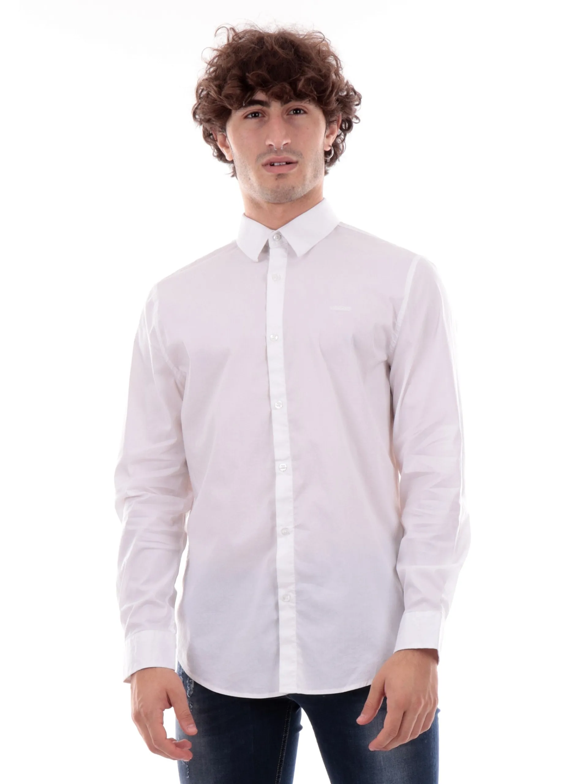 GUESS Camicie*Camicia bianca da uomo M1YH20W7ZK1