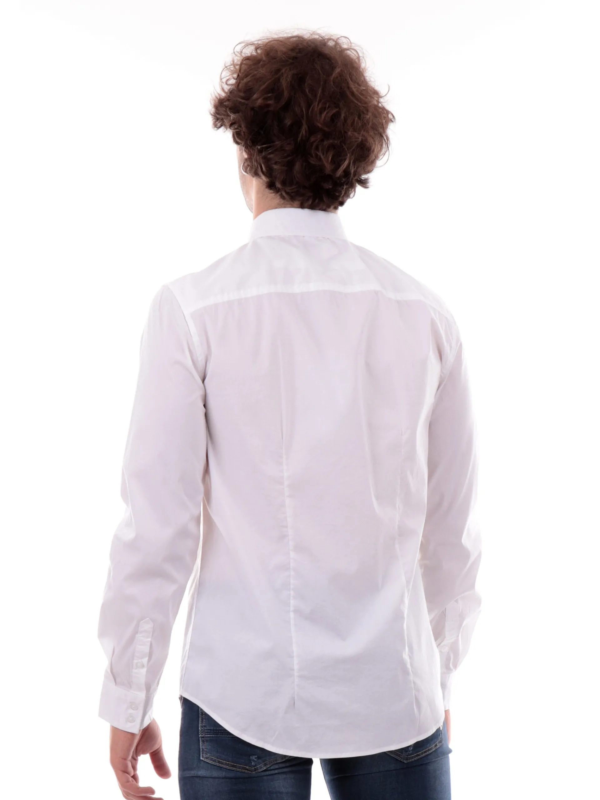 GUESS Camicie*Camicia bianca da uomo M1YH20W7ZK1