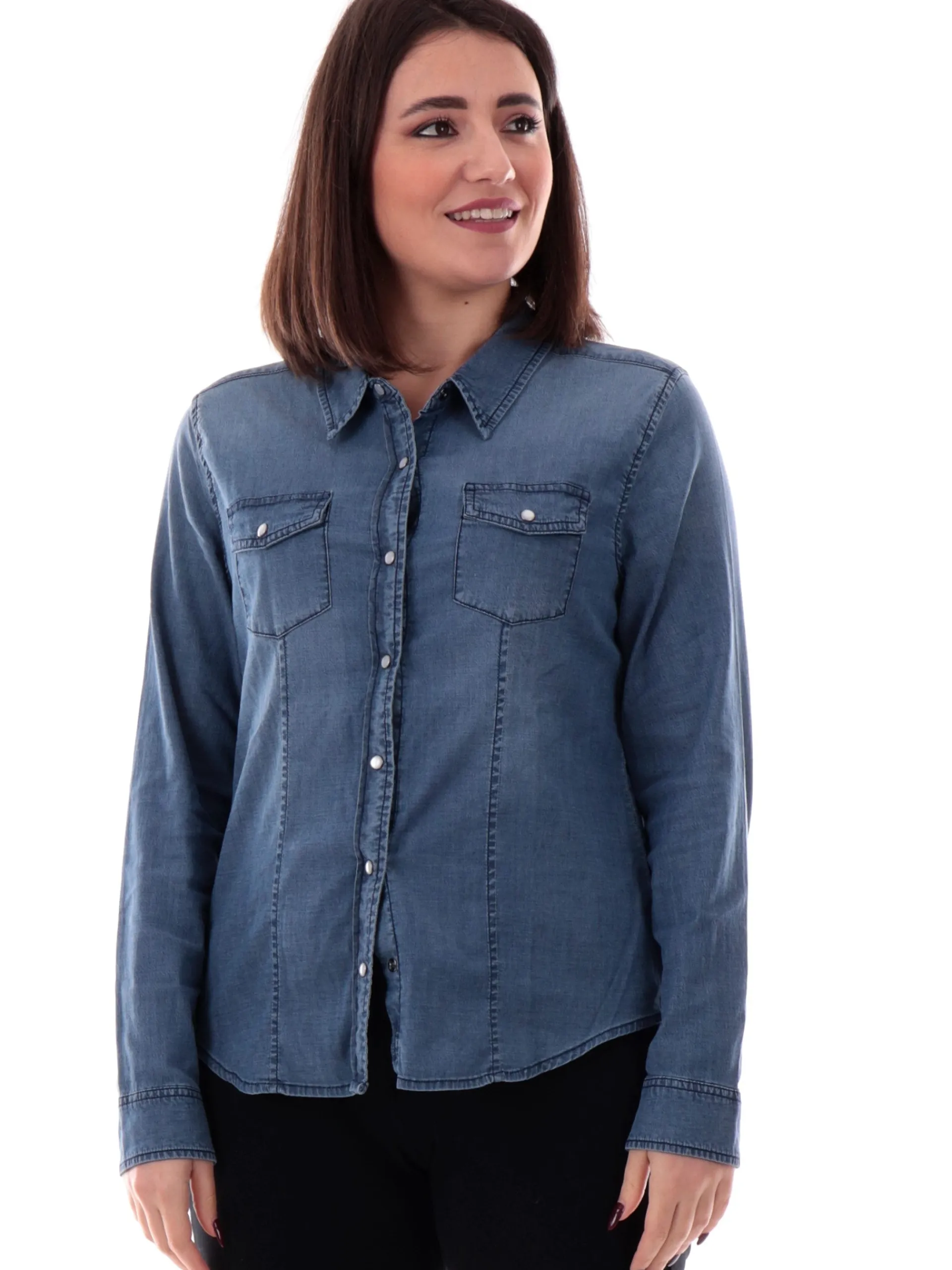 GUESS Top & Camicie*Camicia jeans con bottoni automatici W5RH0HD4NA0MPHS