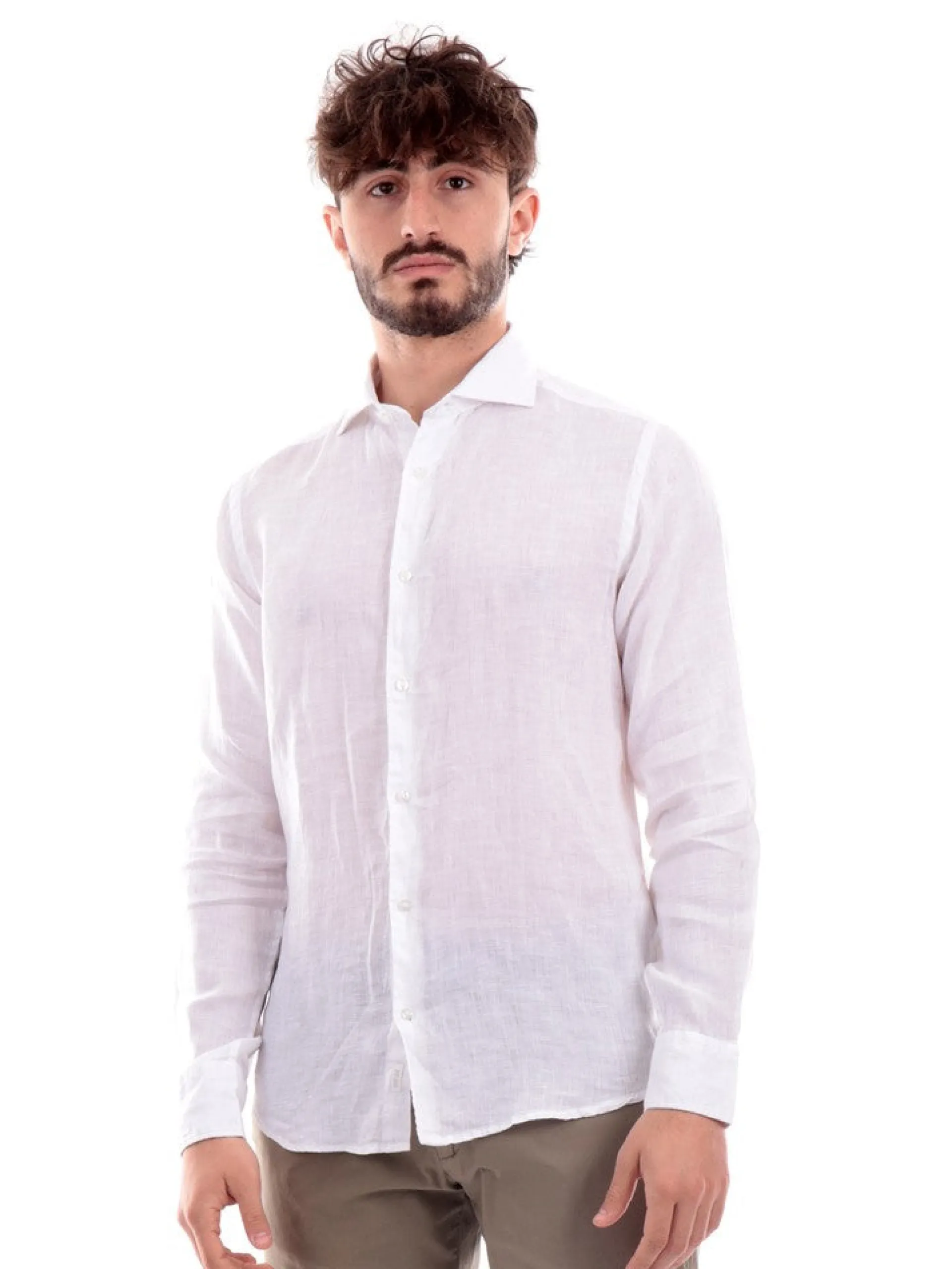 IMPURE Camicie*Camicia bianca da uomo SHL1346