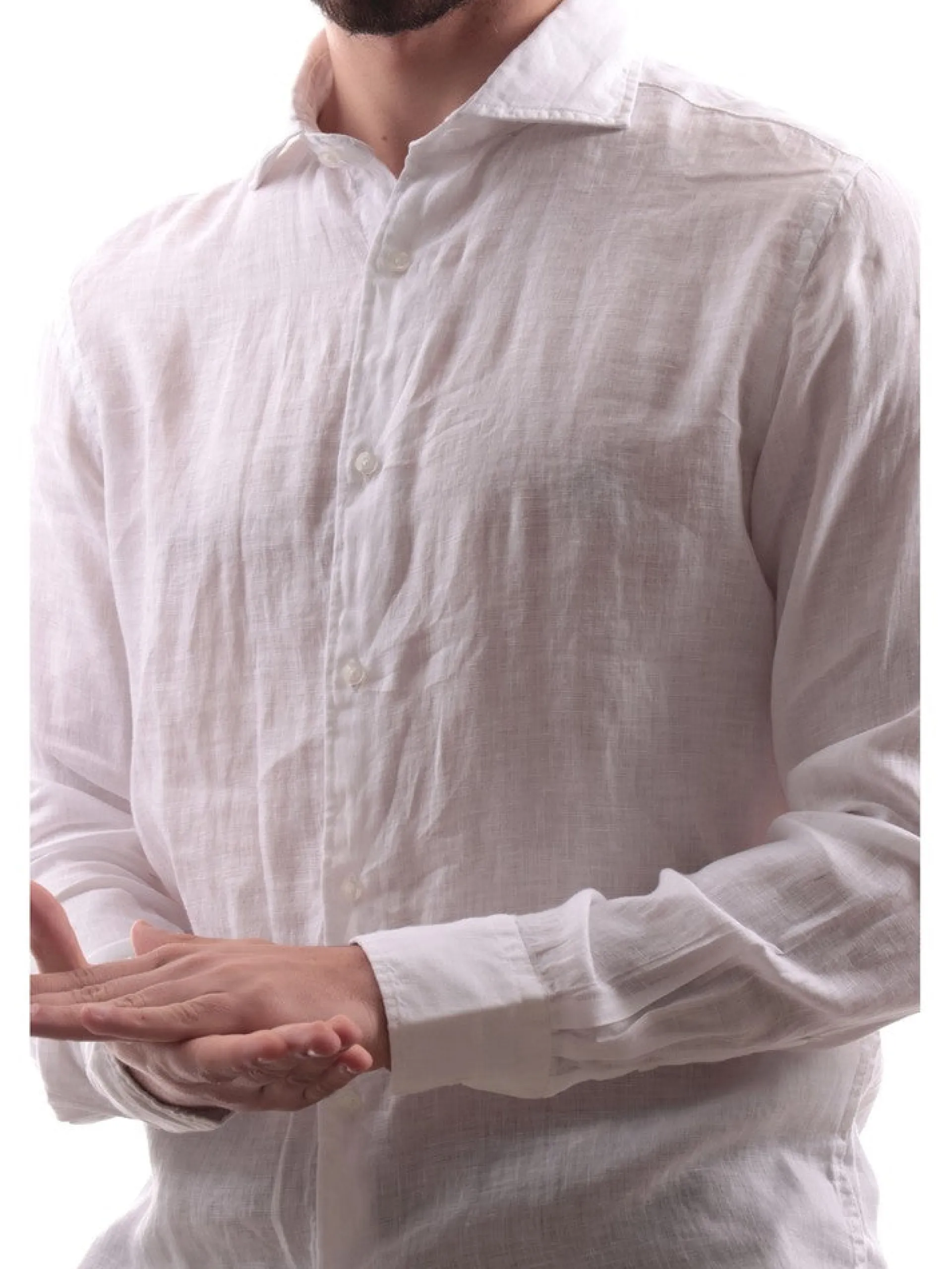 IMPURE Camicie*Camicia bianca da uomo SHL1346