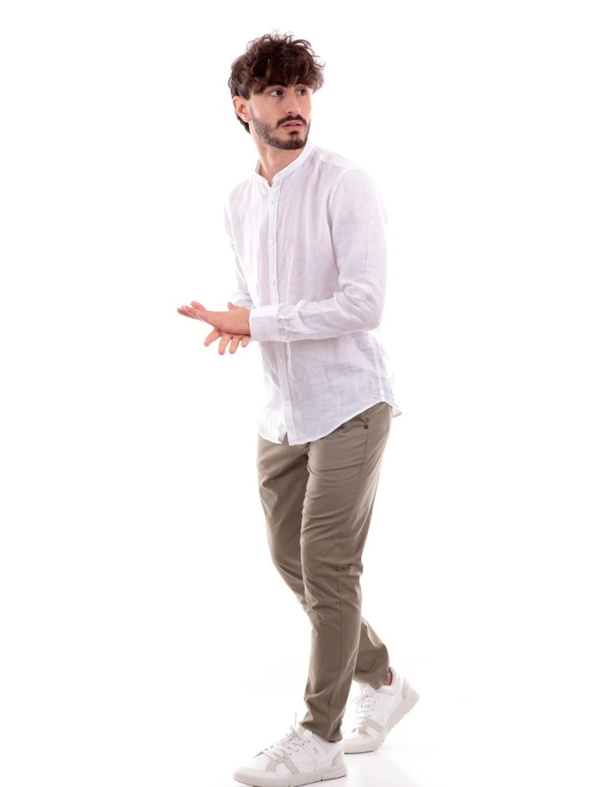 IMPURE Camicie*Camicia bianca da uomo SHL1345