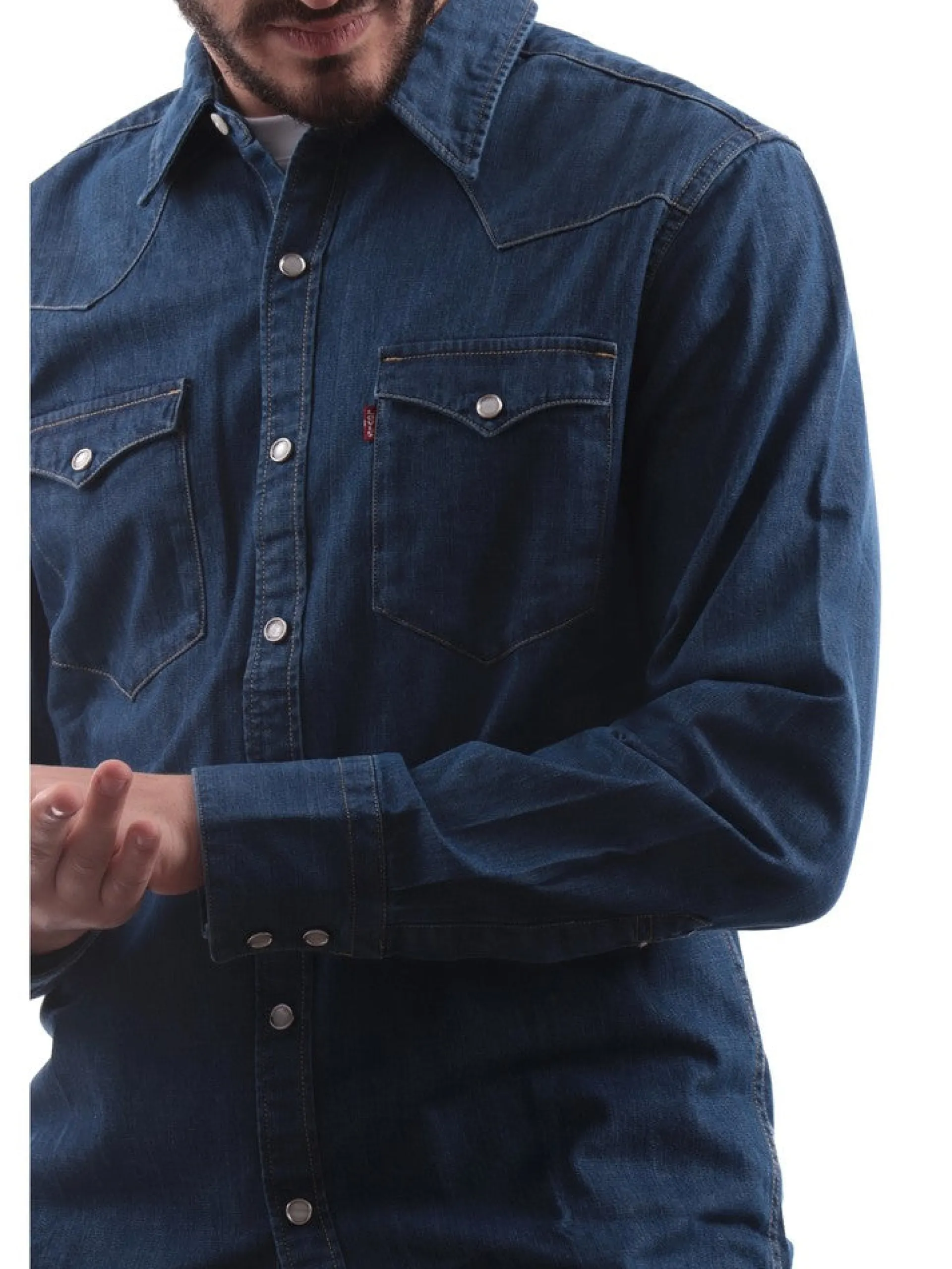 LEVIS Camicie*Camicia jeans da uomo Barstow Western 857440