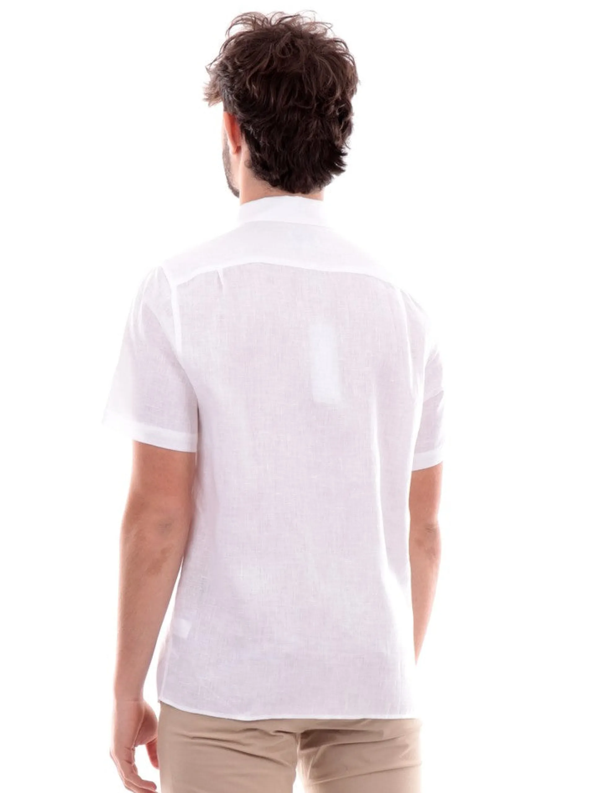 LACOSTE Camicie*Camicia bianca da uomo CH5699