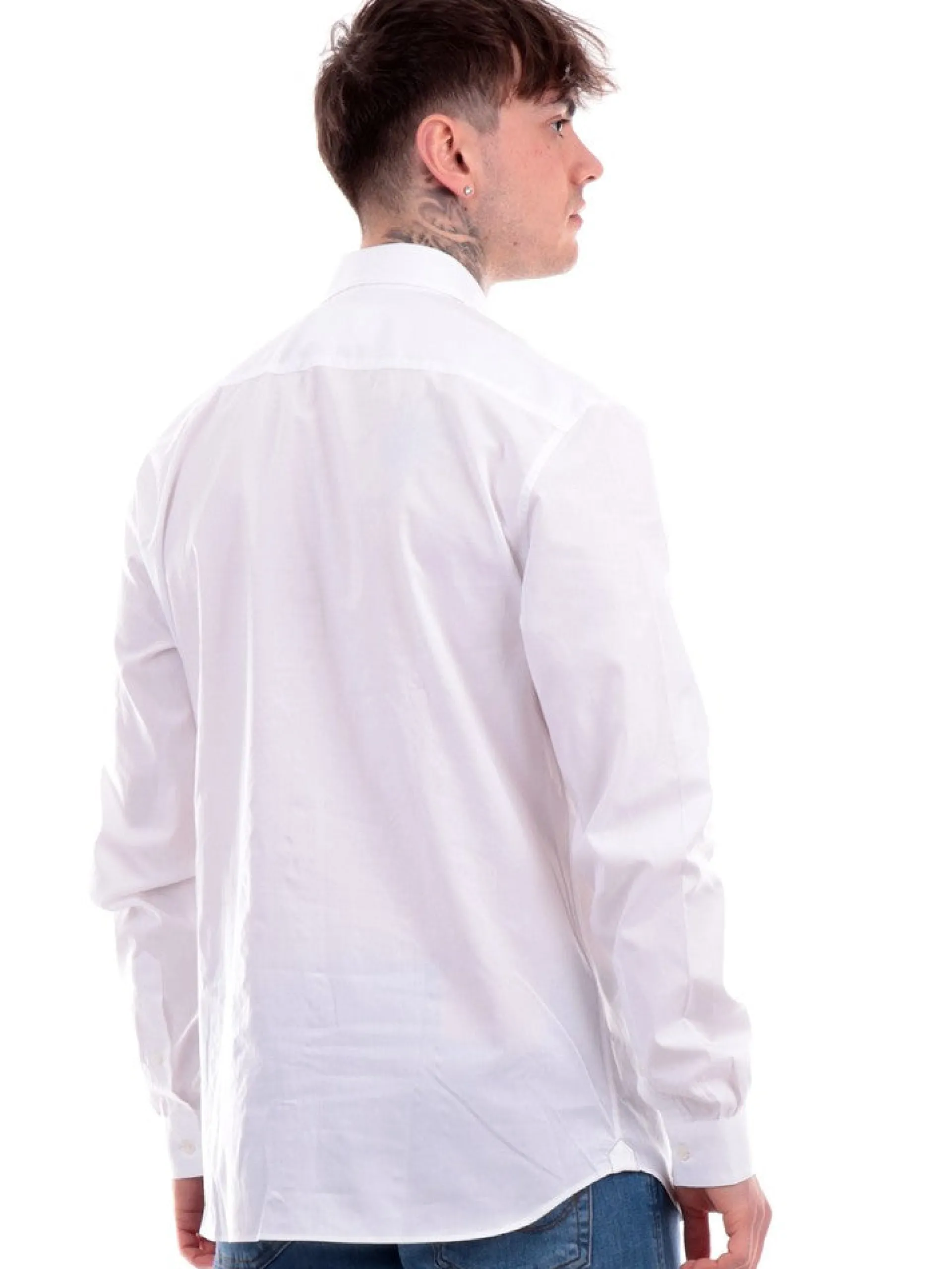 LACOSTE Camicie*Camicia bianca da uomo CH5620