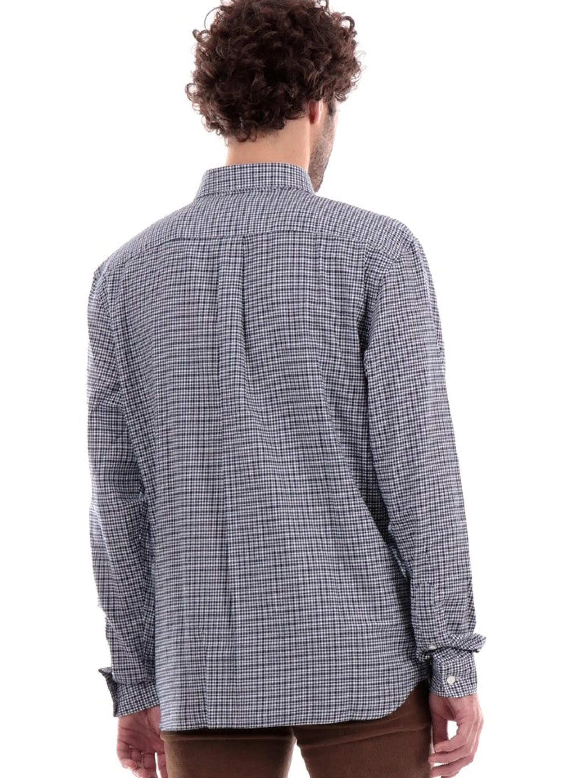 LACOSTE Camicie*Camicia blu a quadri da uomo CH1885