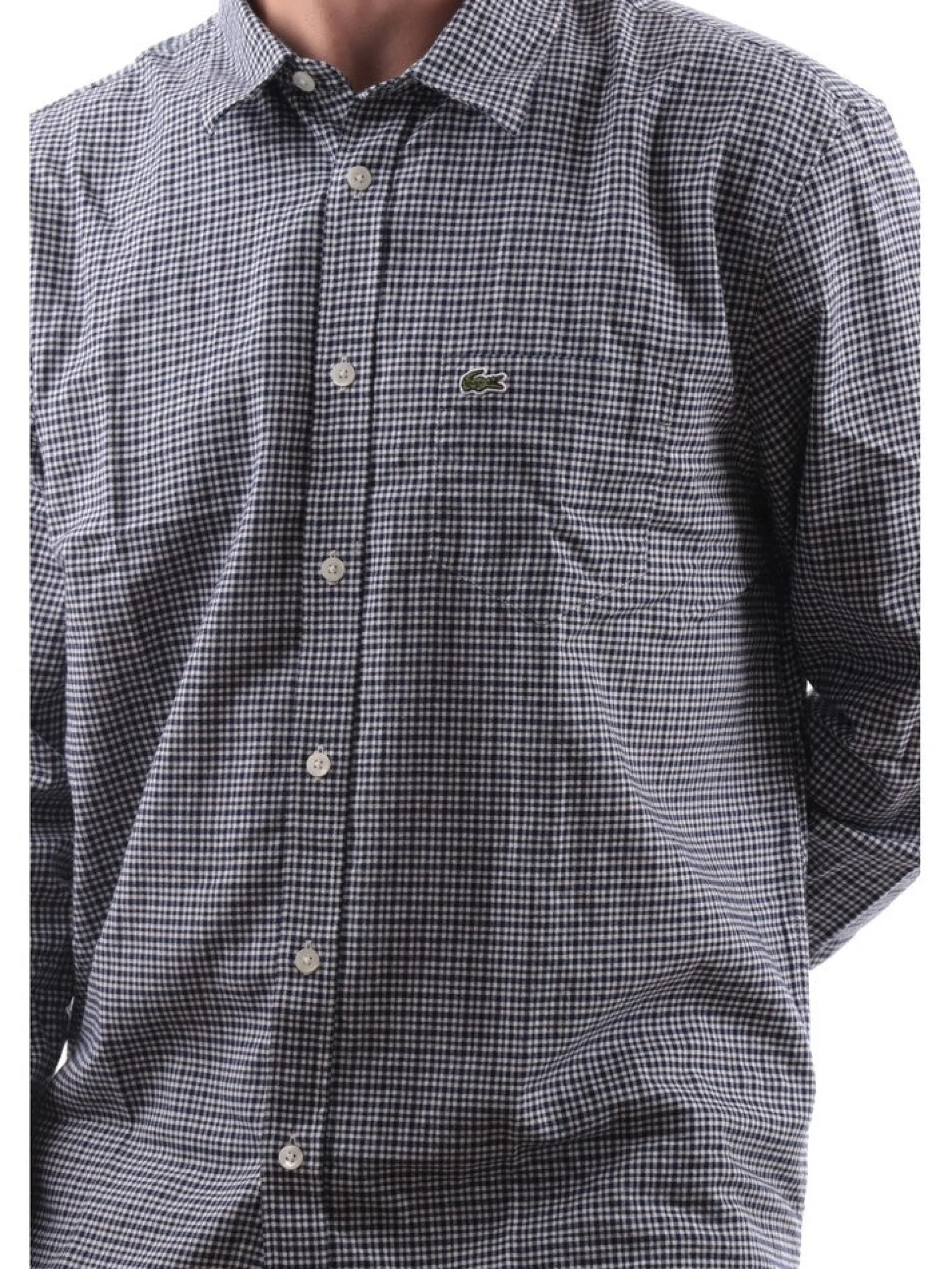 LACOSTE Camicie*Camicia blu a quadri da uomo CH1885