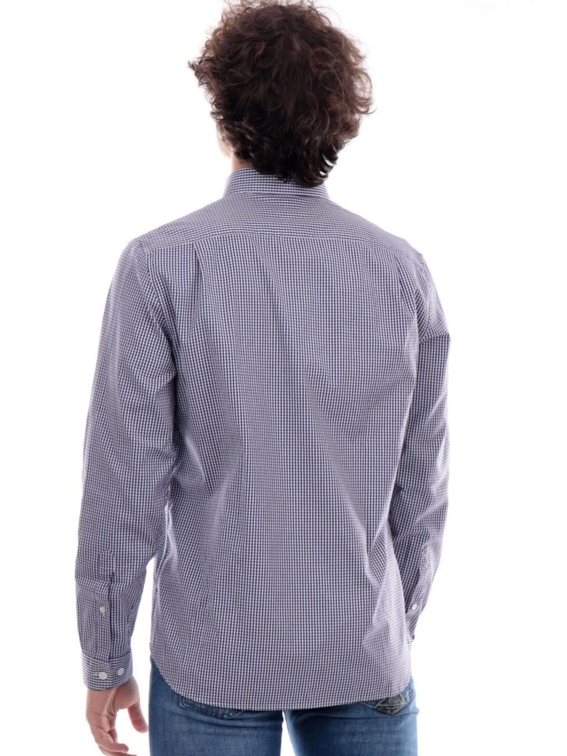 LACOSTE Camicie*Camicia blu da uomo CH2932