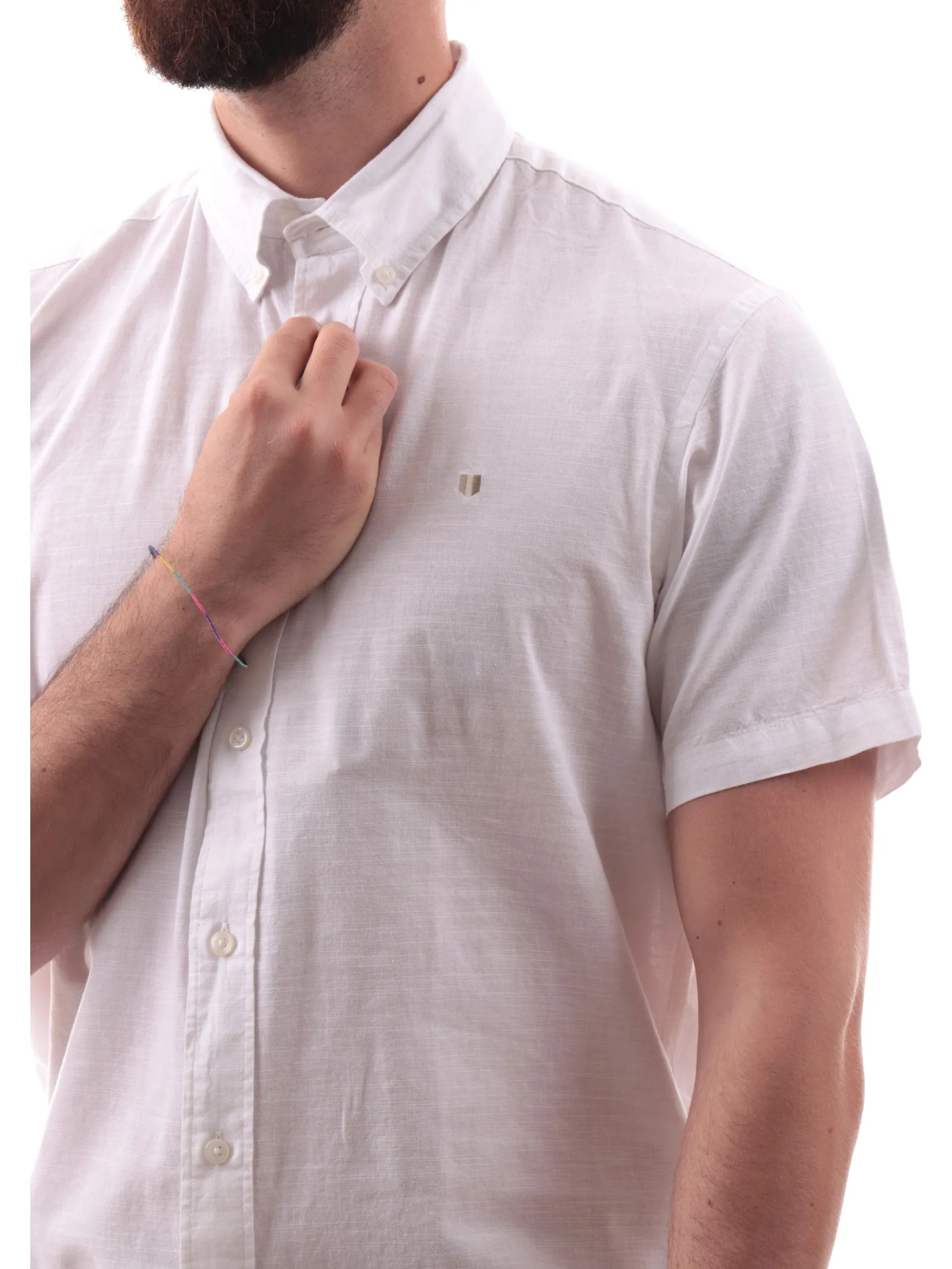 JACK&JONES Camicie*Camicia Maniche corte bianca da uomo jack jones 12276814