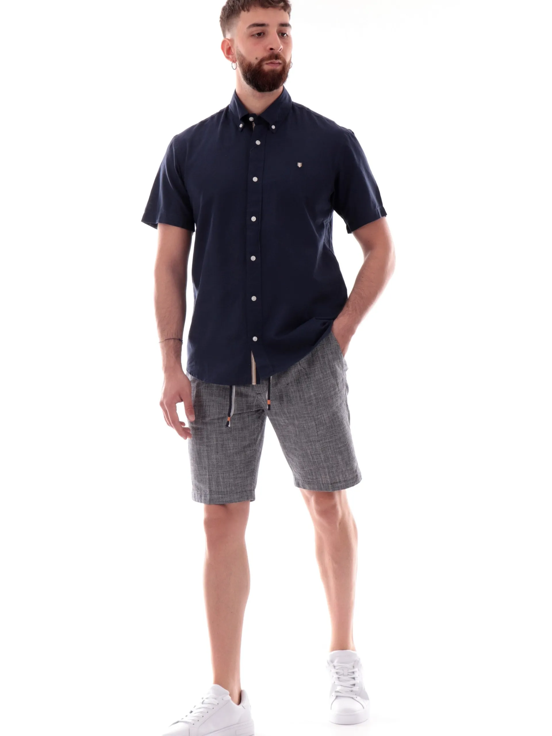 JACK&JONES Camicie*Camicia Maniche corte Blu da uomo jack jones 12276814
