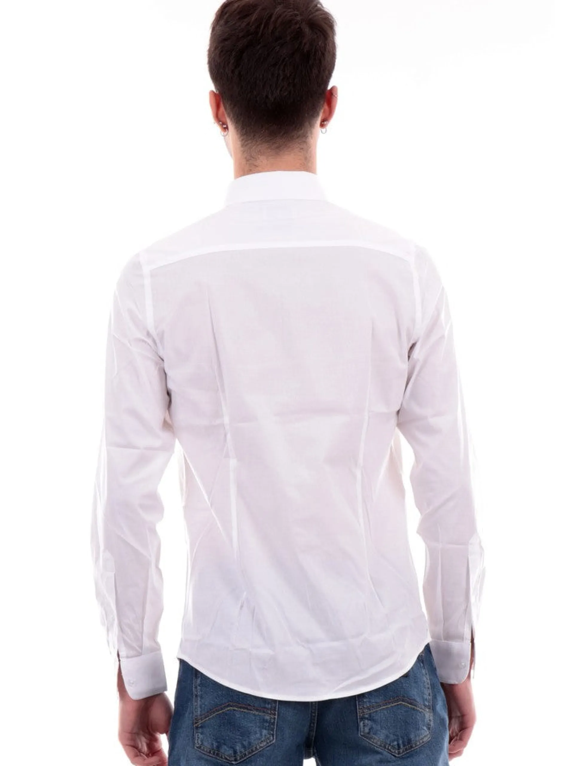 MARKUP Camicie*Camicia bianca da uomo Popeline MK13001