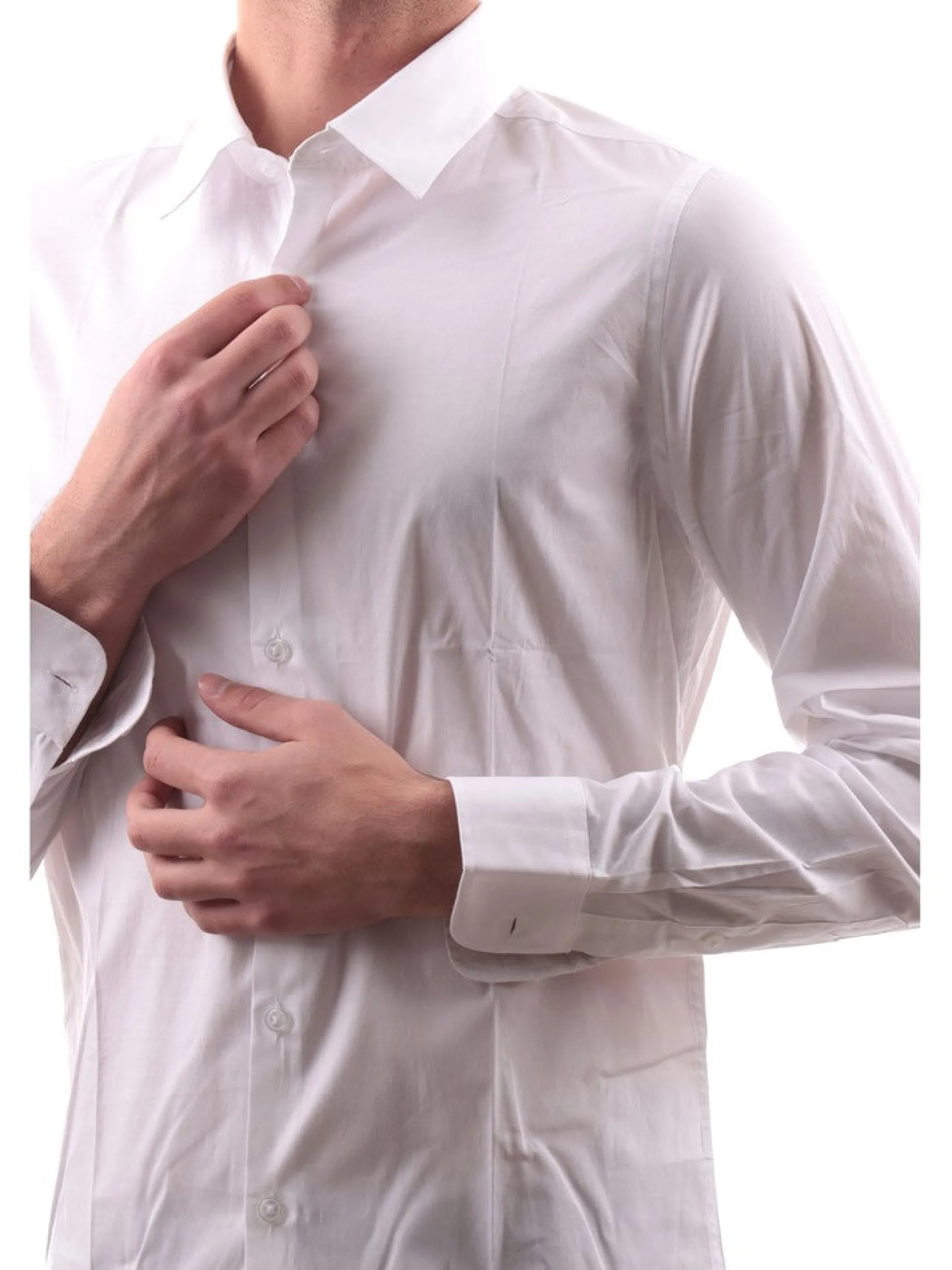 MARKUP Camicie*Camicia bianca da uomo Popeline MK13001