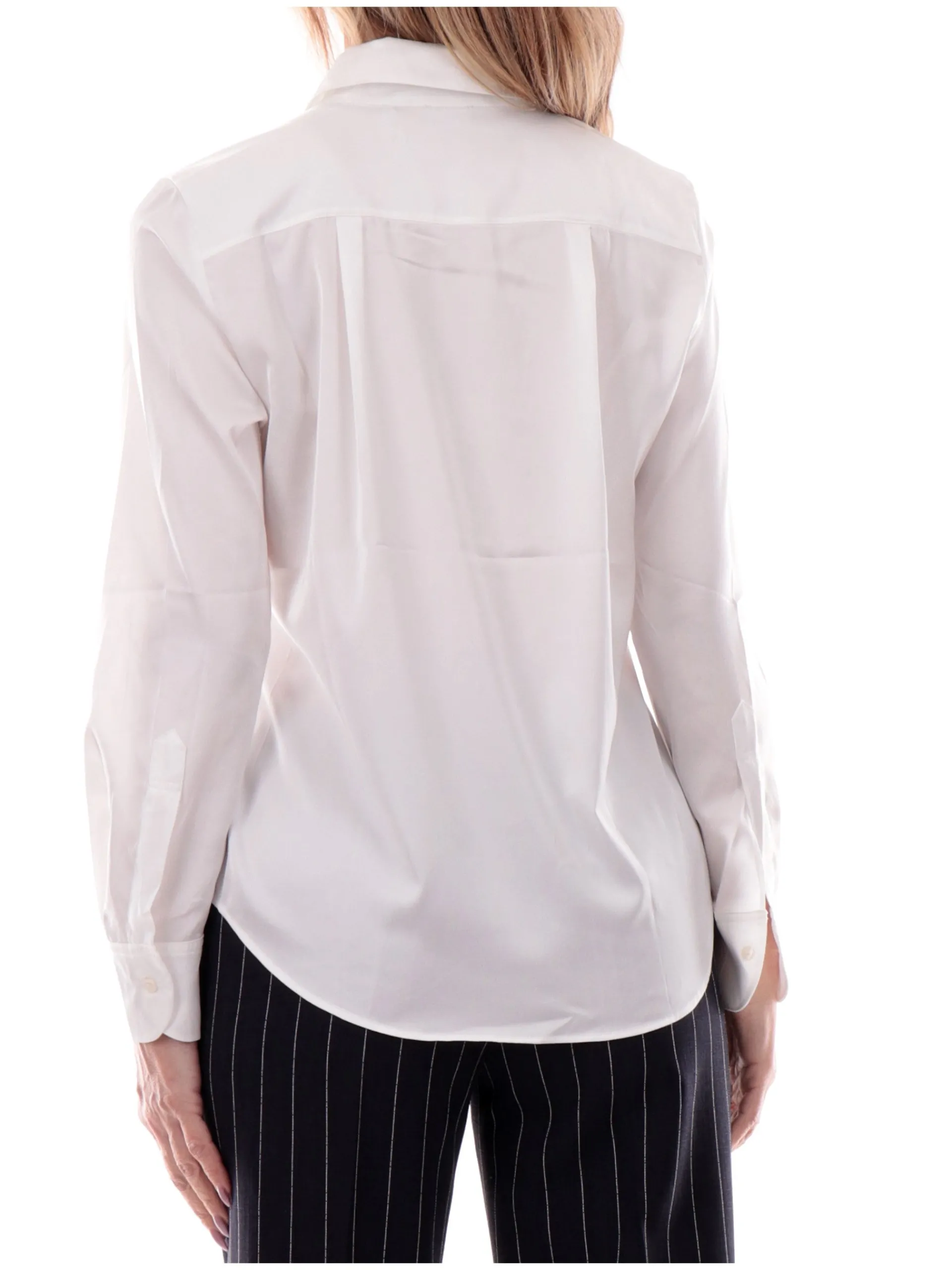 EMME MARELLA Top & Camicie*Camicia raso bianca da donna Satin SONETTO