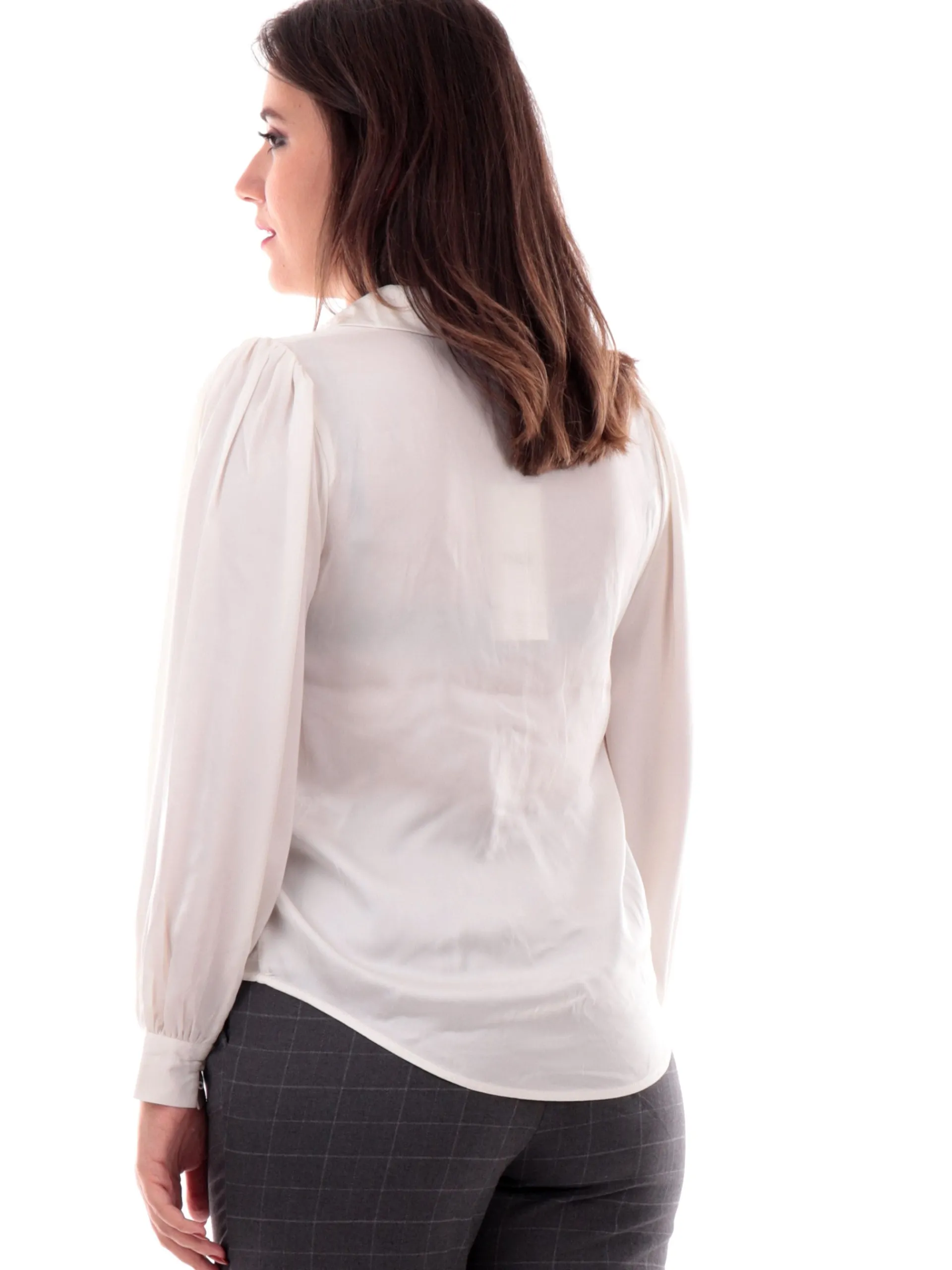 ONLY Top & Camicie*Camicia raso bianca da donna Puff 15236938