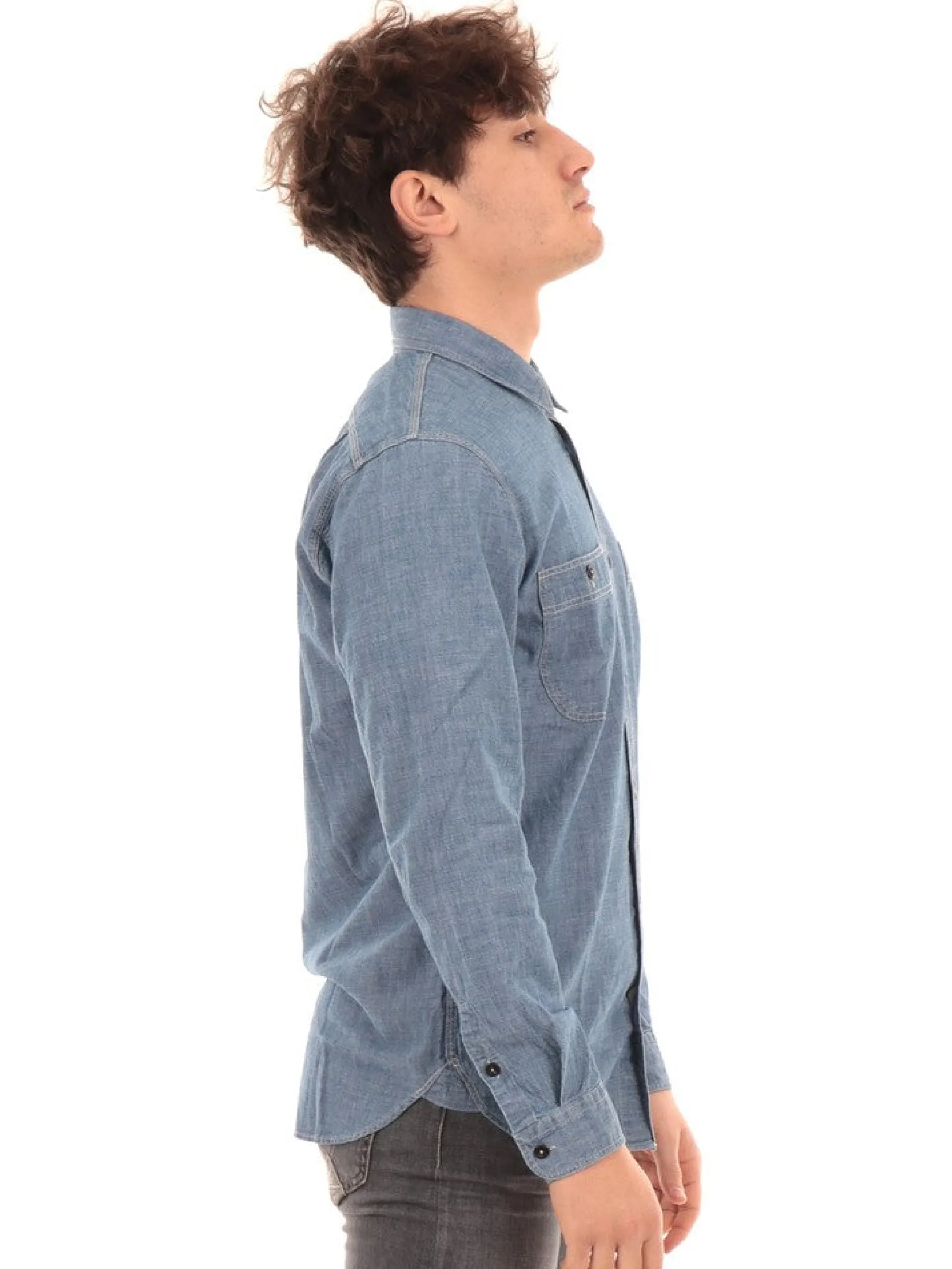 ROYROGERS Camicie*Camicia ROY ROGER'S Blu da Uomo
