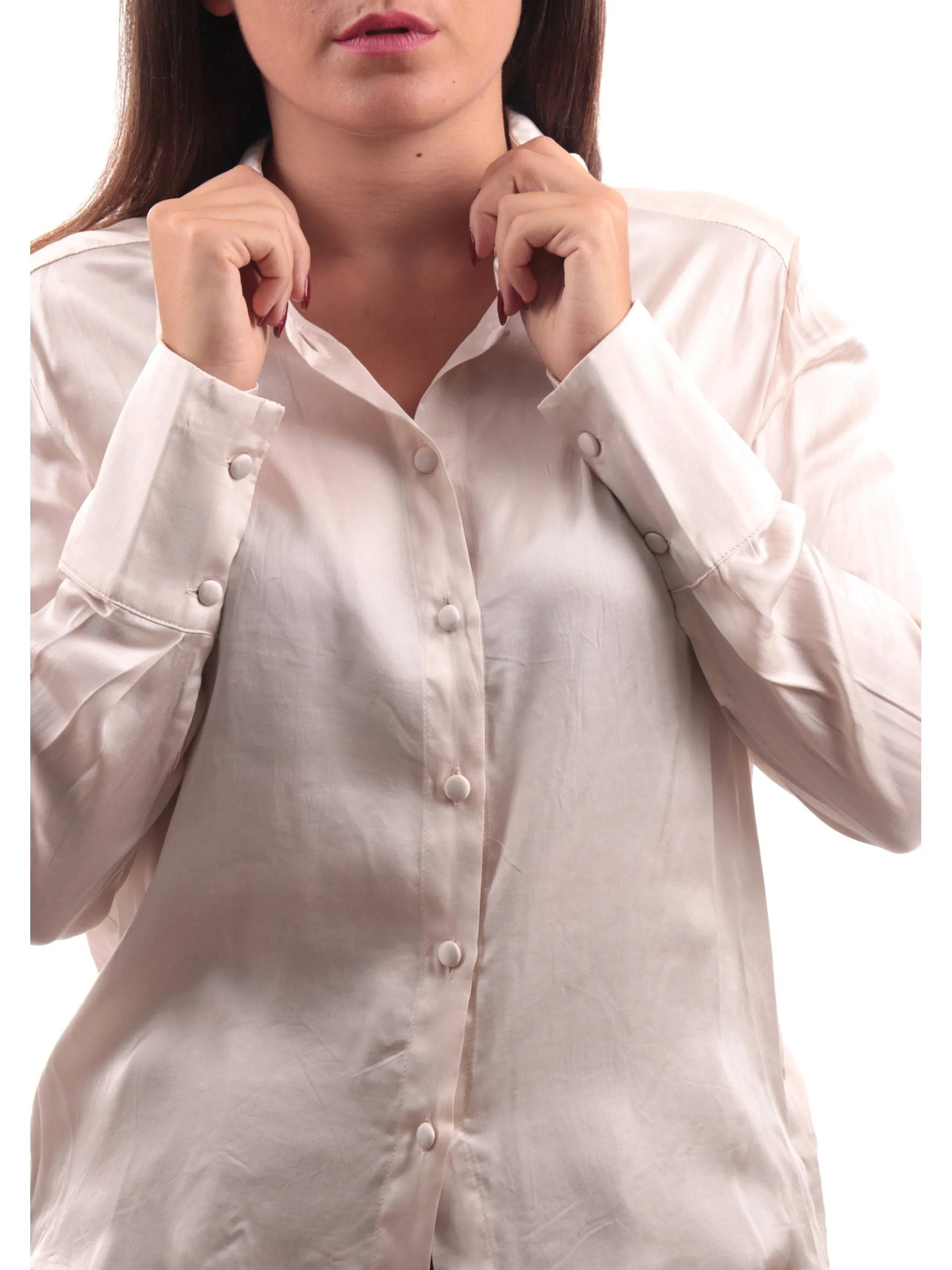 YES ZEE Top & Camicie*Camicia beige da Donna in raso C007CQ000