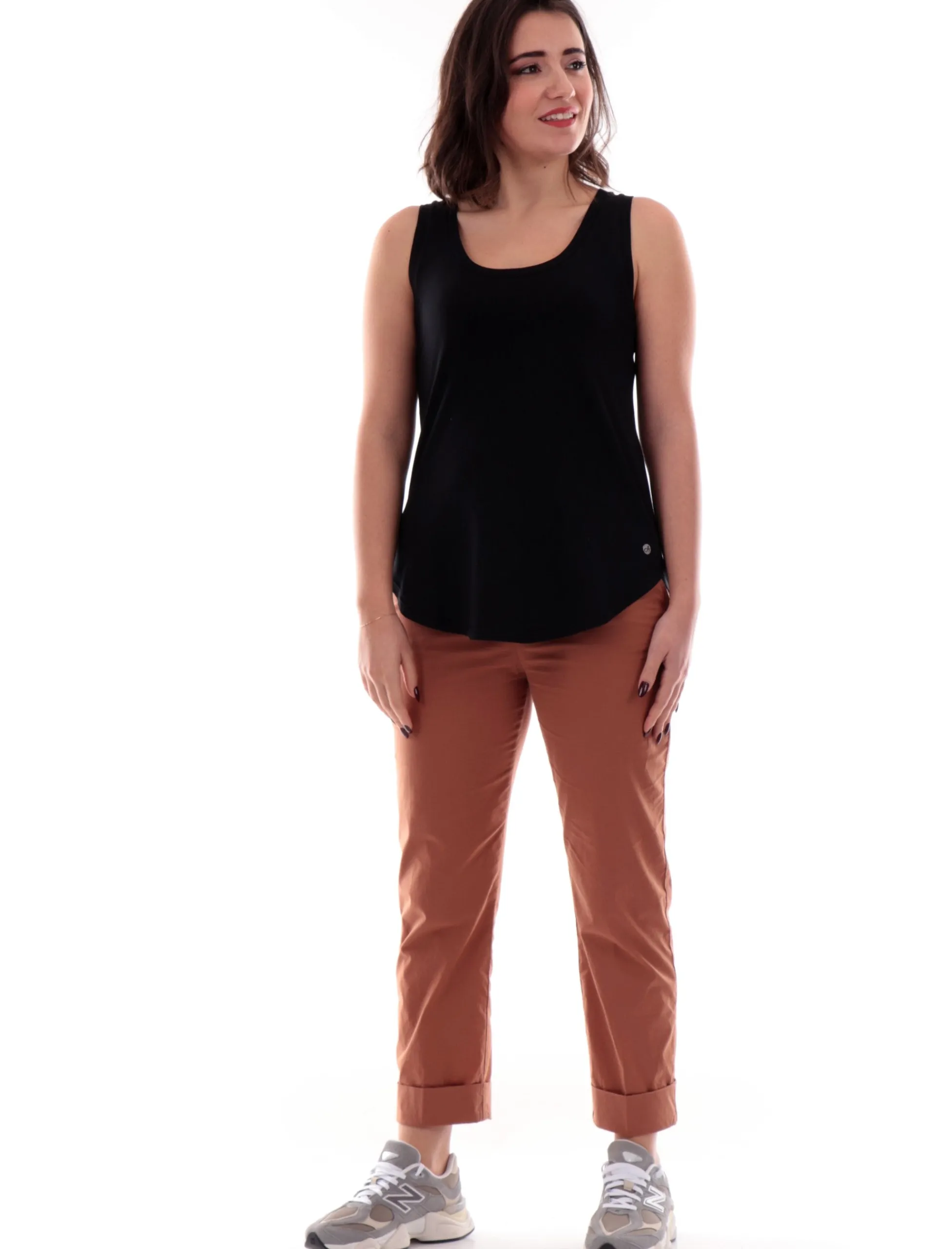 DEHA Maglie*Canotta nera da donna A00690