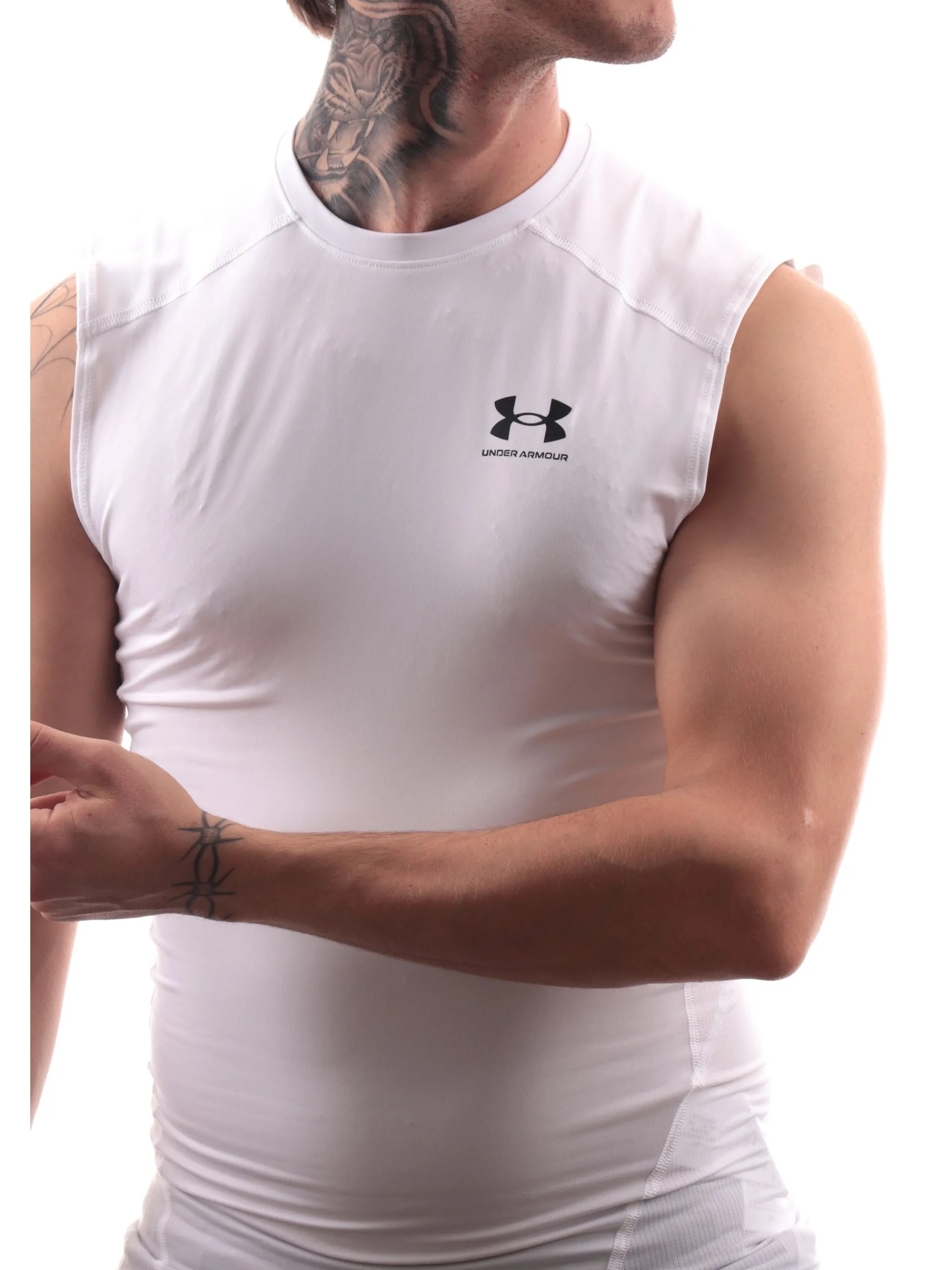 UNDER ARMOUR Maglie*Canotta bianca da uomo tessuto tecnico 13615220