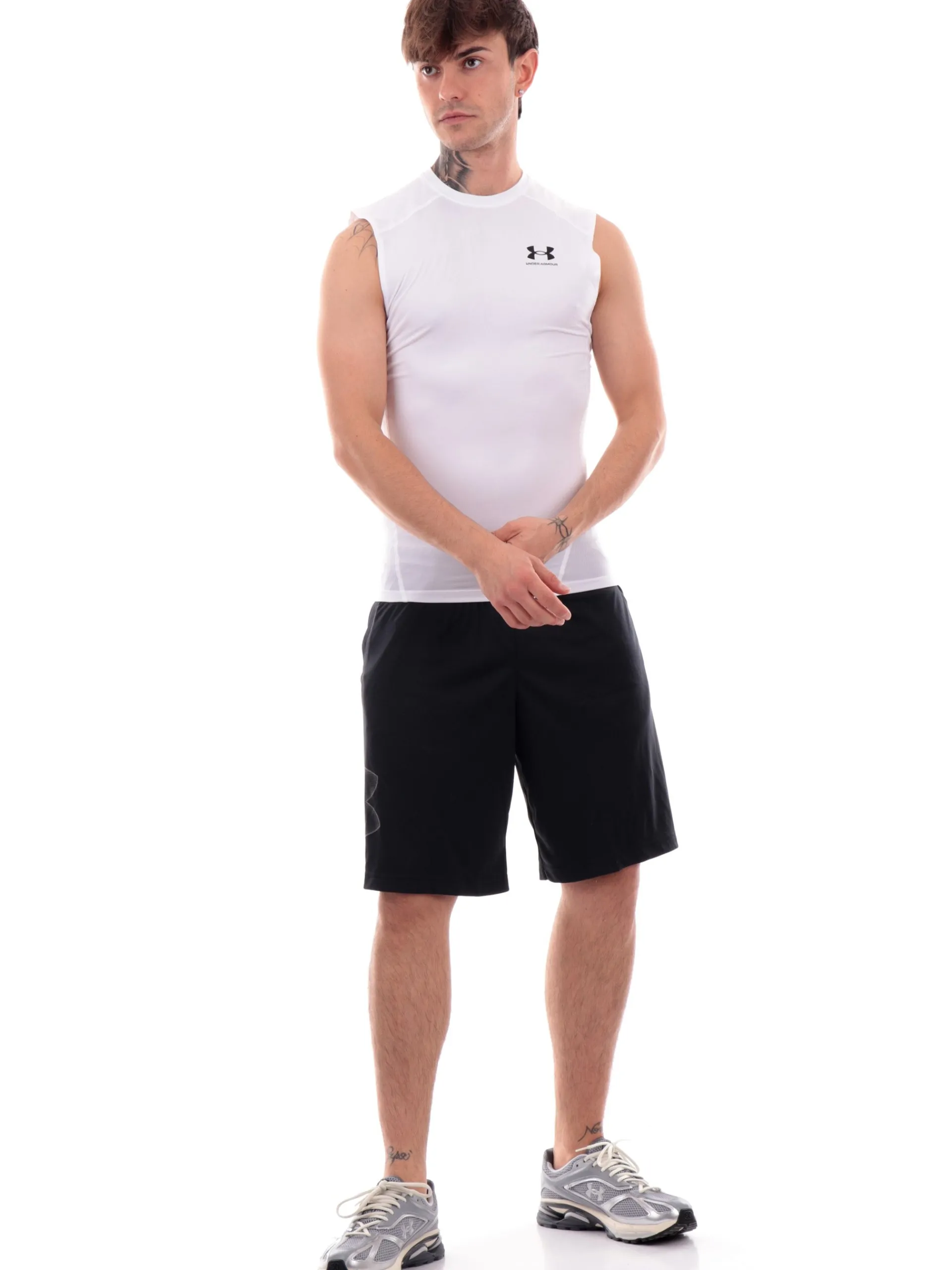 UNDER ARMOUR Maglie*Canotta bianca da uomo tessuto tecnico 13615220