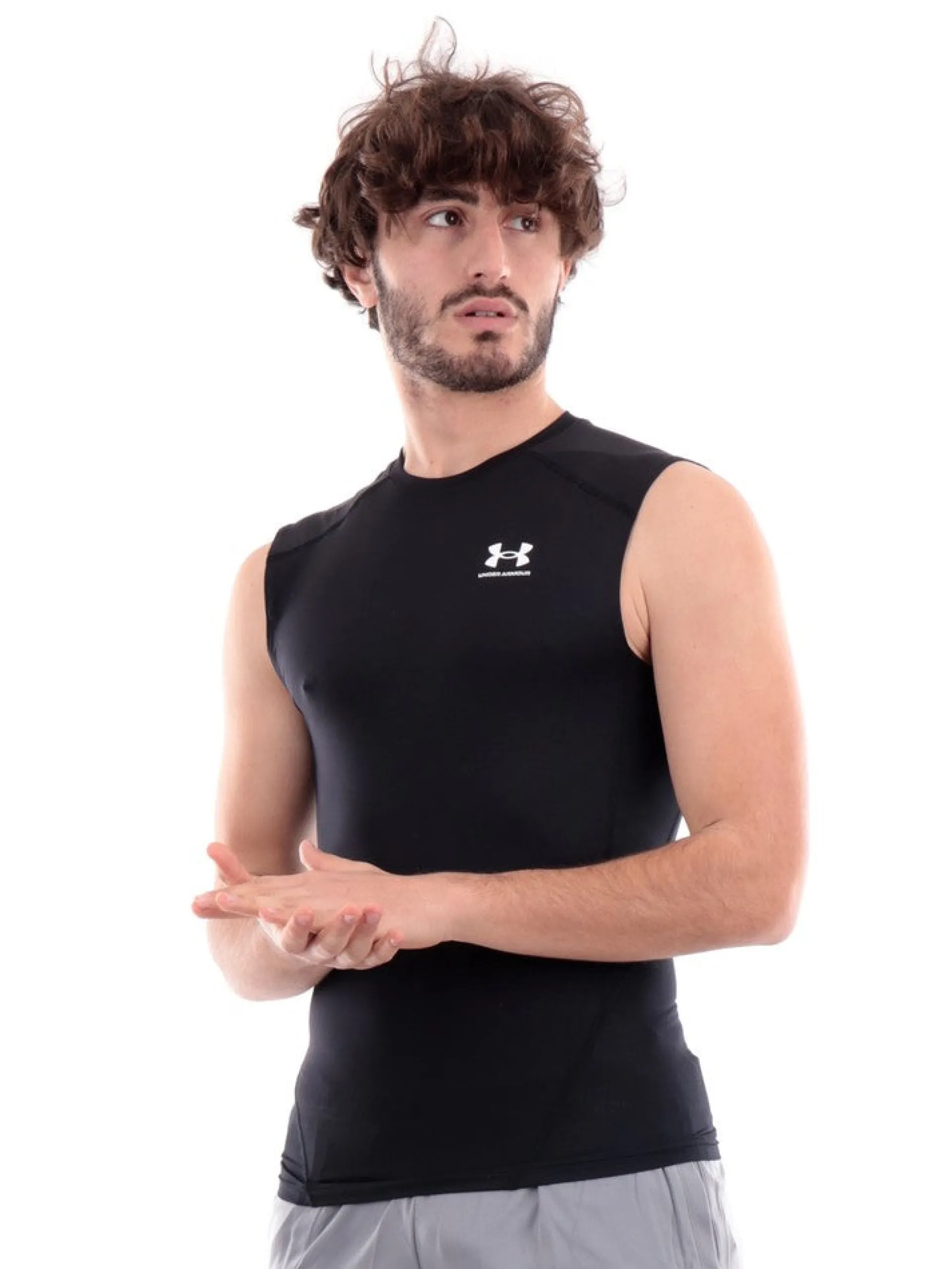 UNDER ARMOUR Maglie*Canotta nera da uomo 13615220