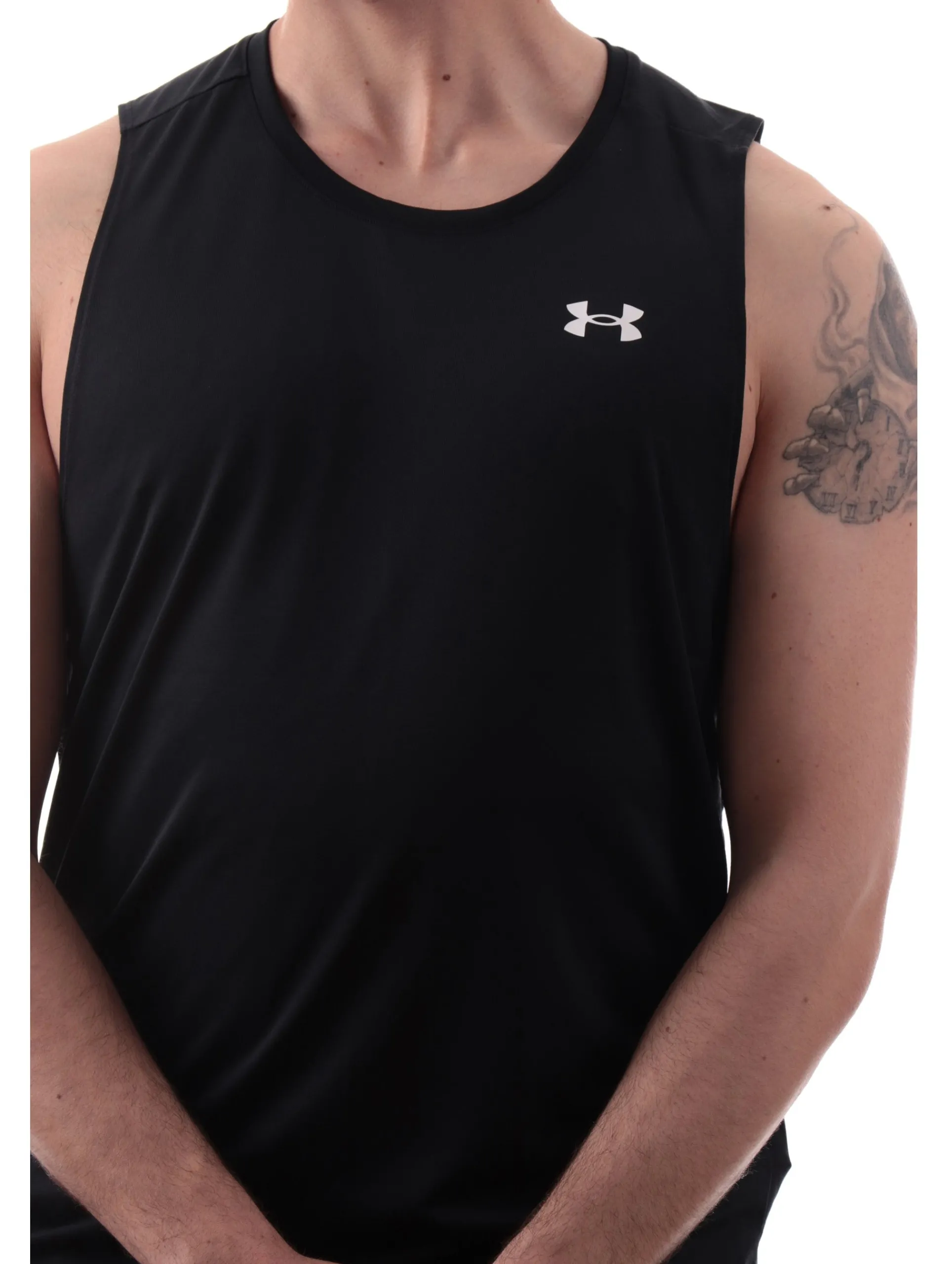UNDER ARMOUR Maglie*Canotta nera da uomo Tech Tank 13827950
