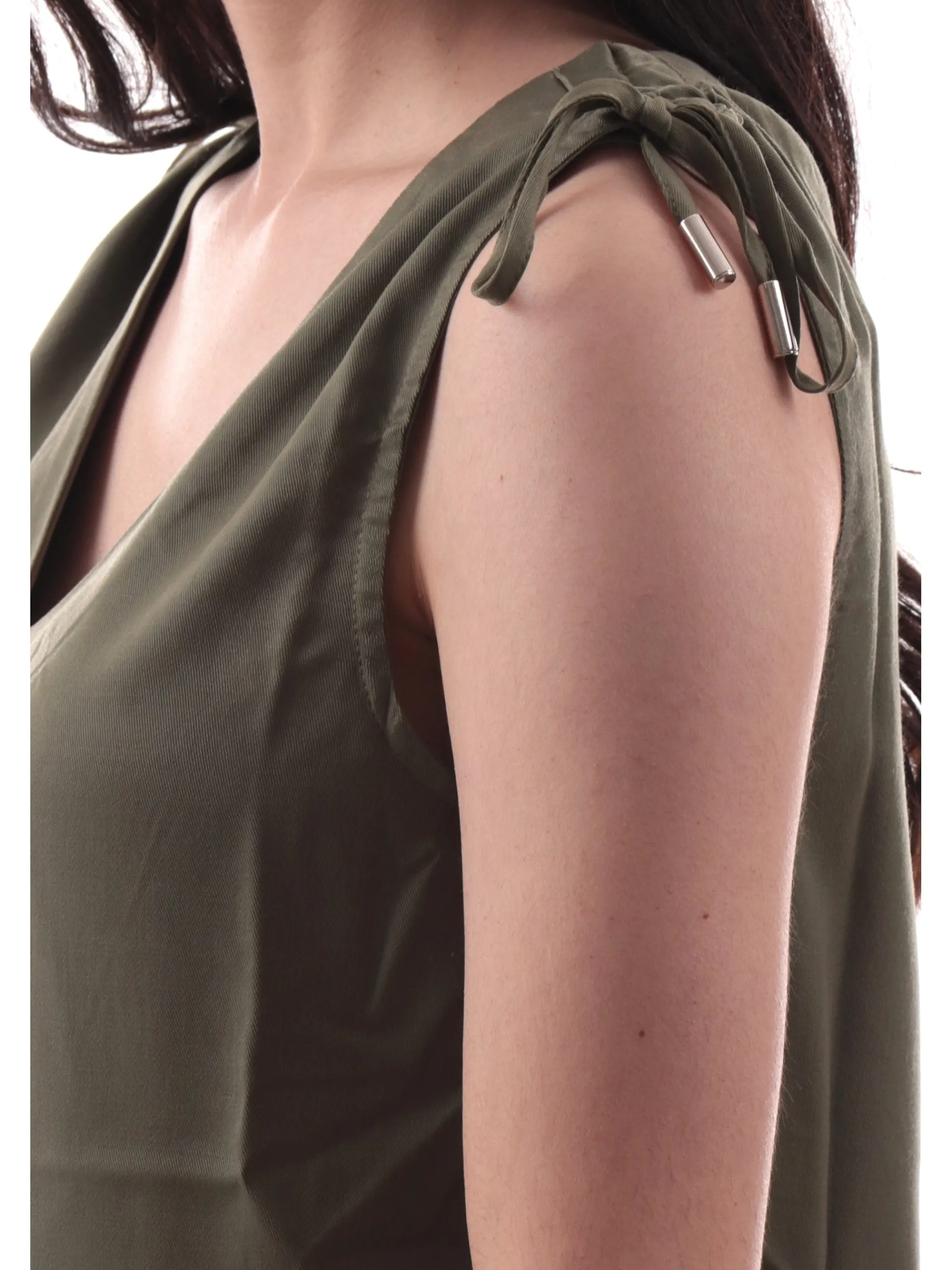 MOLLYBRACKEN Maglie*Canotta Verde militare Molly Bracken scollo a V da donna LA211DPKHAKI