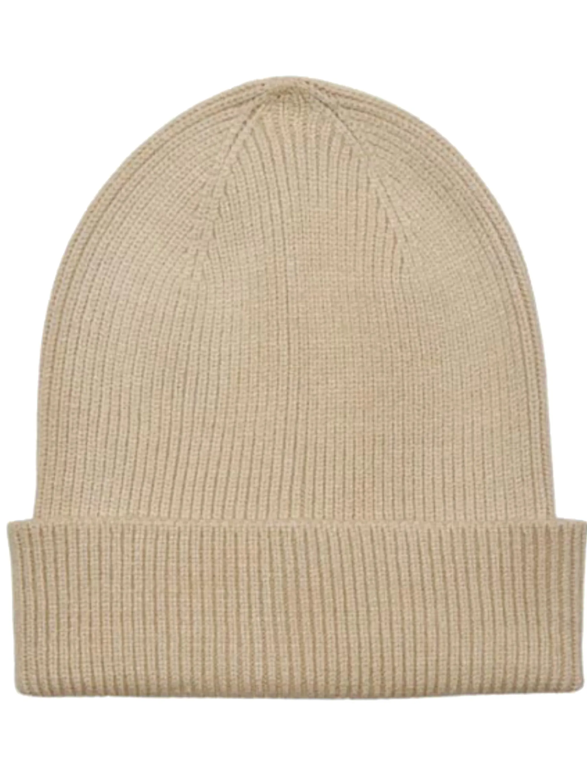 ONLY Cappelli*Cappello a costine beige con risvolto 15274342