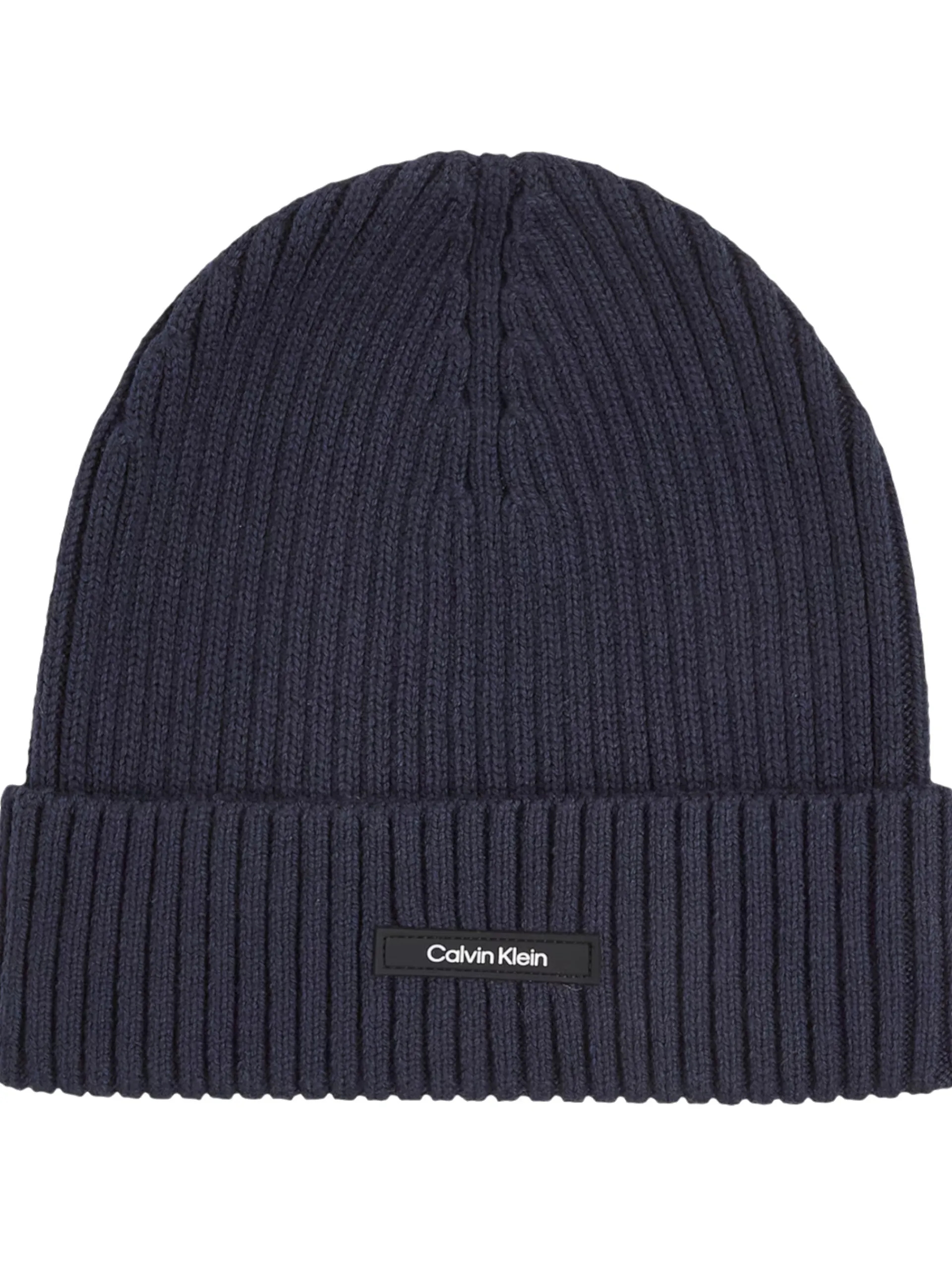 CALVIN KLEIN Cappelli*Cappello blu a costine con risvolto K50K512362