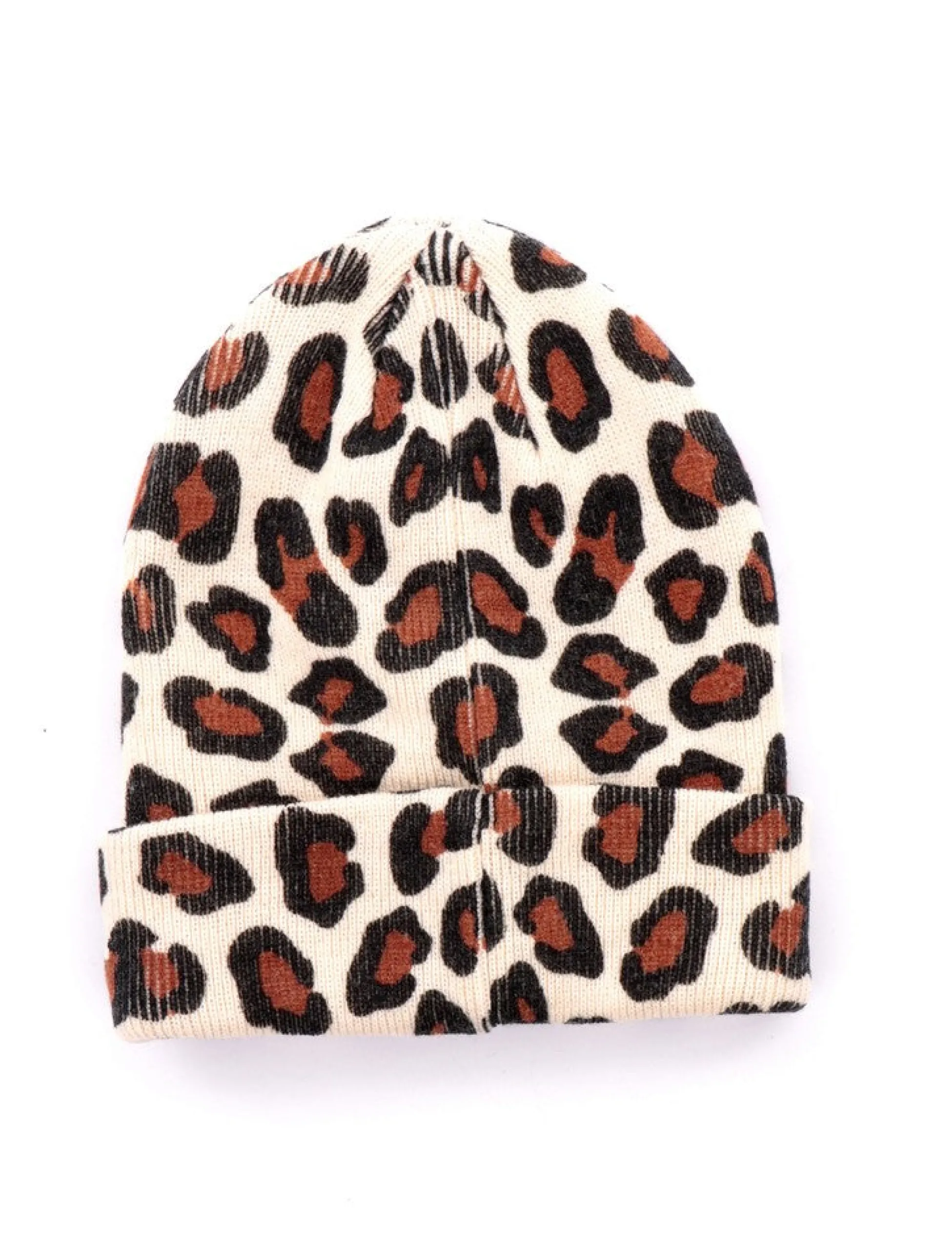 GUESS Cappelli*Cappello con risvolto da bambina beige leopardato H0YZ00Z1RK0