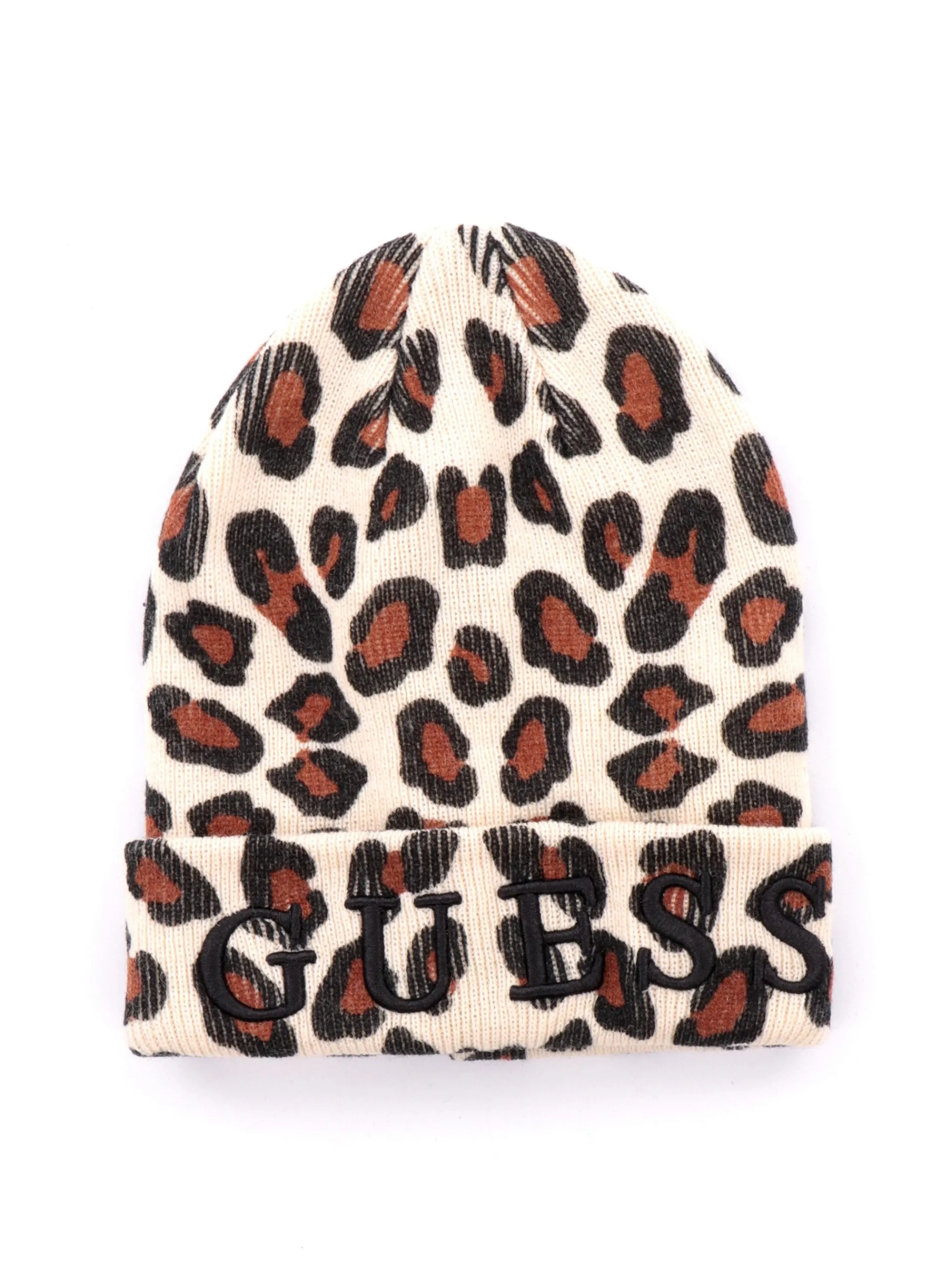 GUESS Cappelli*Cappello con risvolto da bambina beige leopardato H0YZ00Z1RK0