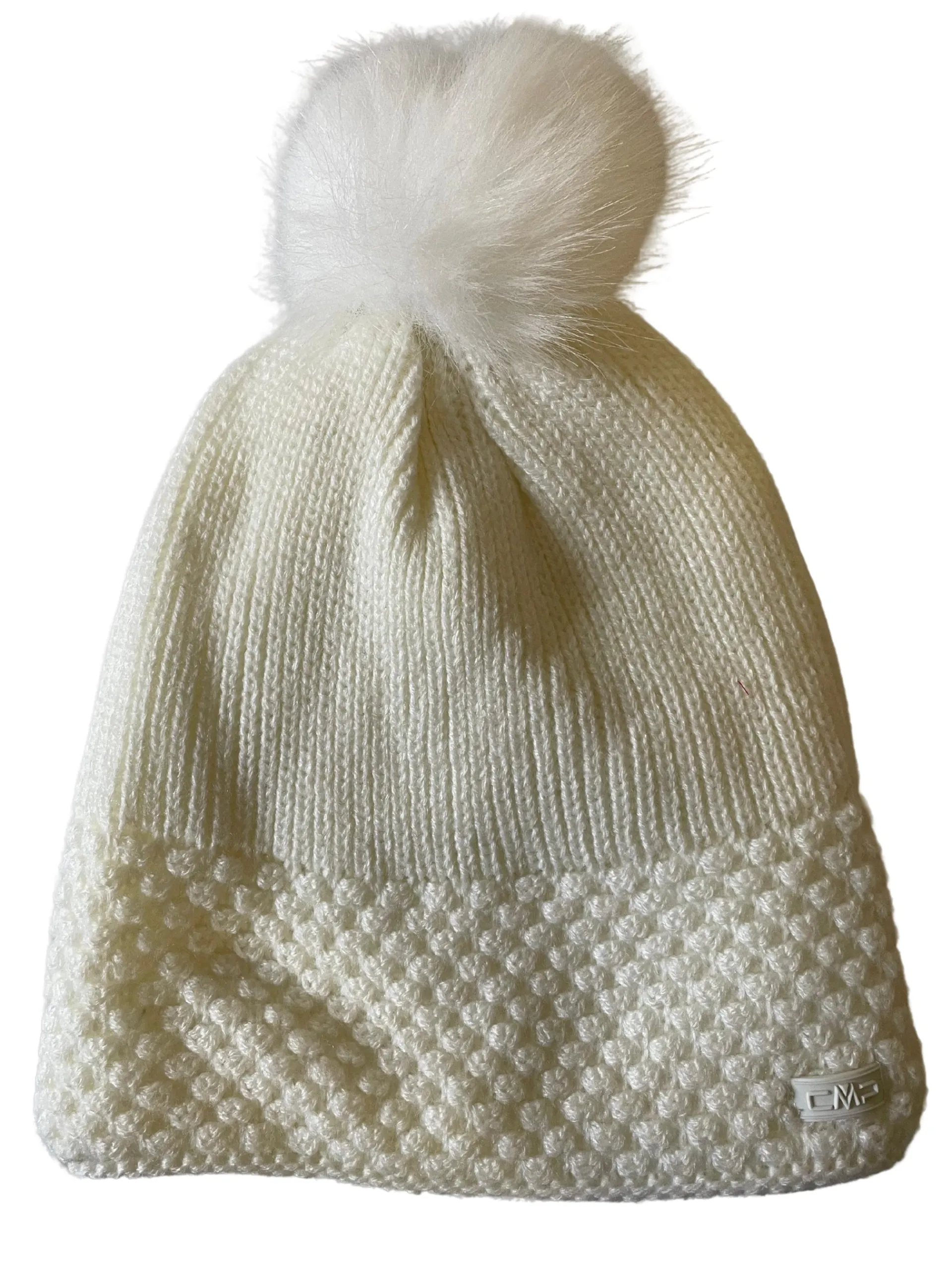 CMP Accessori*Cappello neve bianco con pompon da donna 5505684