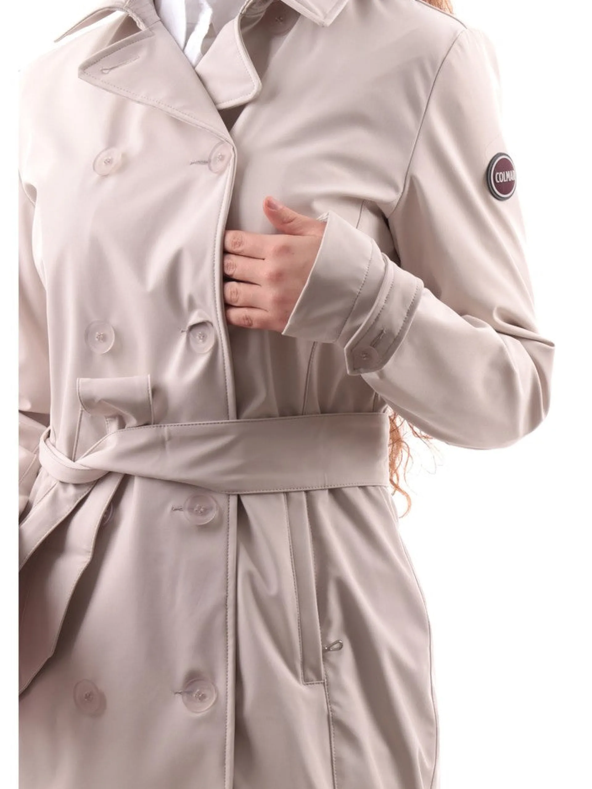 COLMAR Cappotti*Cappotto Beige da Donna con cintura 19346WV219