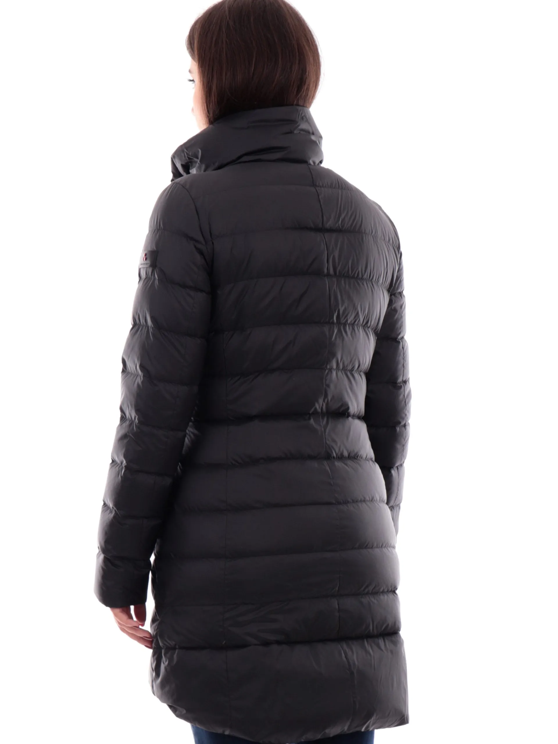 PEUTEREY Giubbini*Cappotto nero trapuntato da donna Sobchack MQS 511201181903