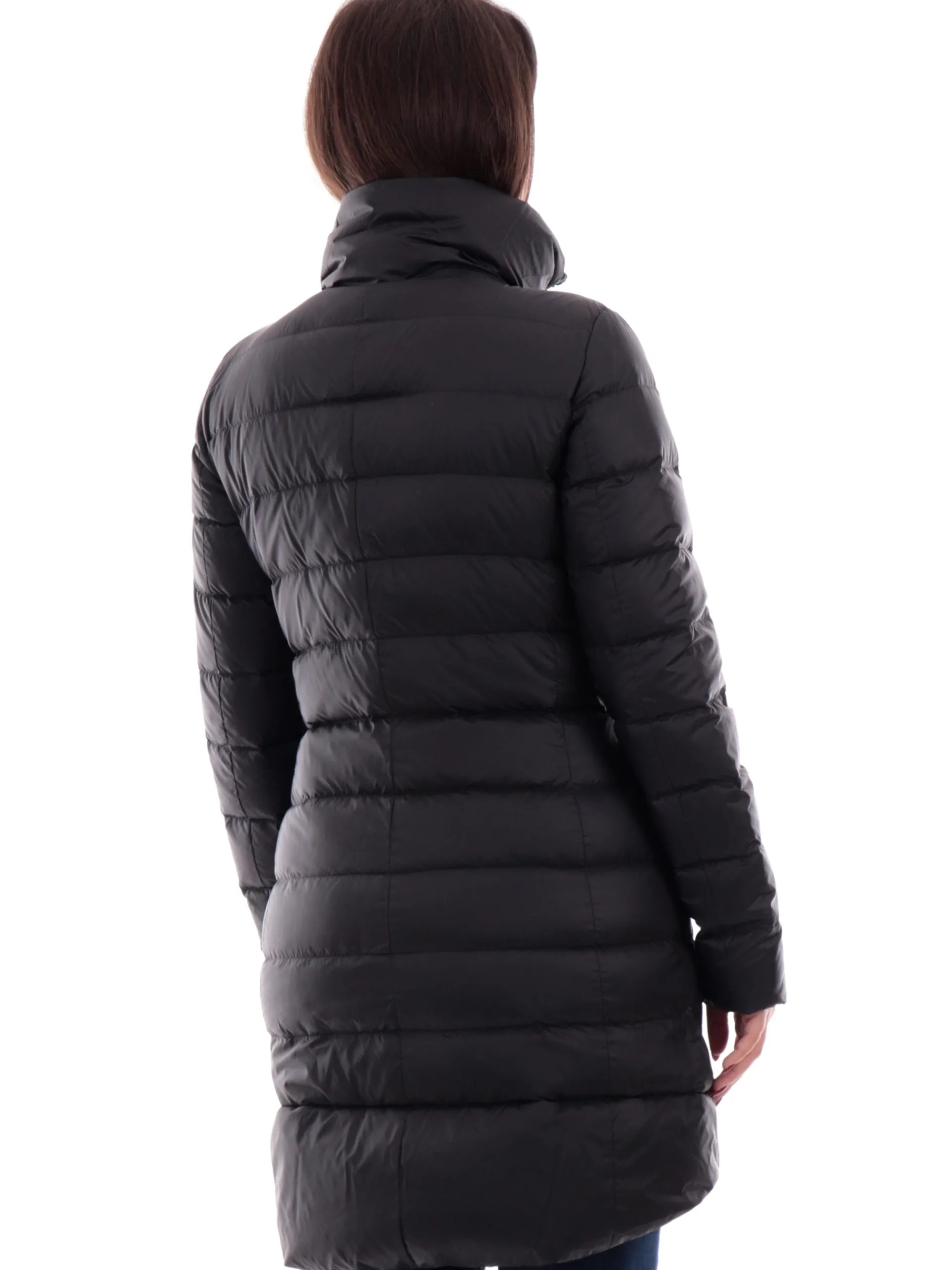 PEUTEREY Giubbini*Cappotto nero trapuntato da donna Sobchack MQS 511201181903