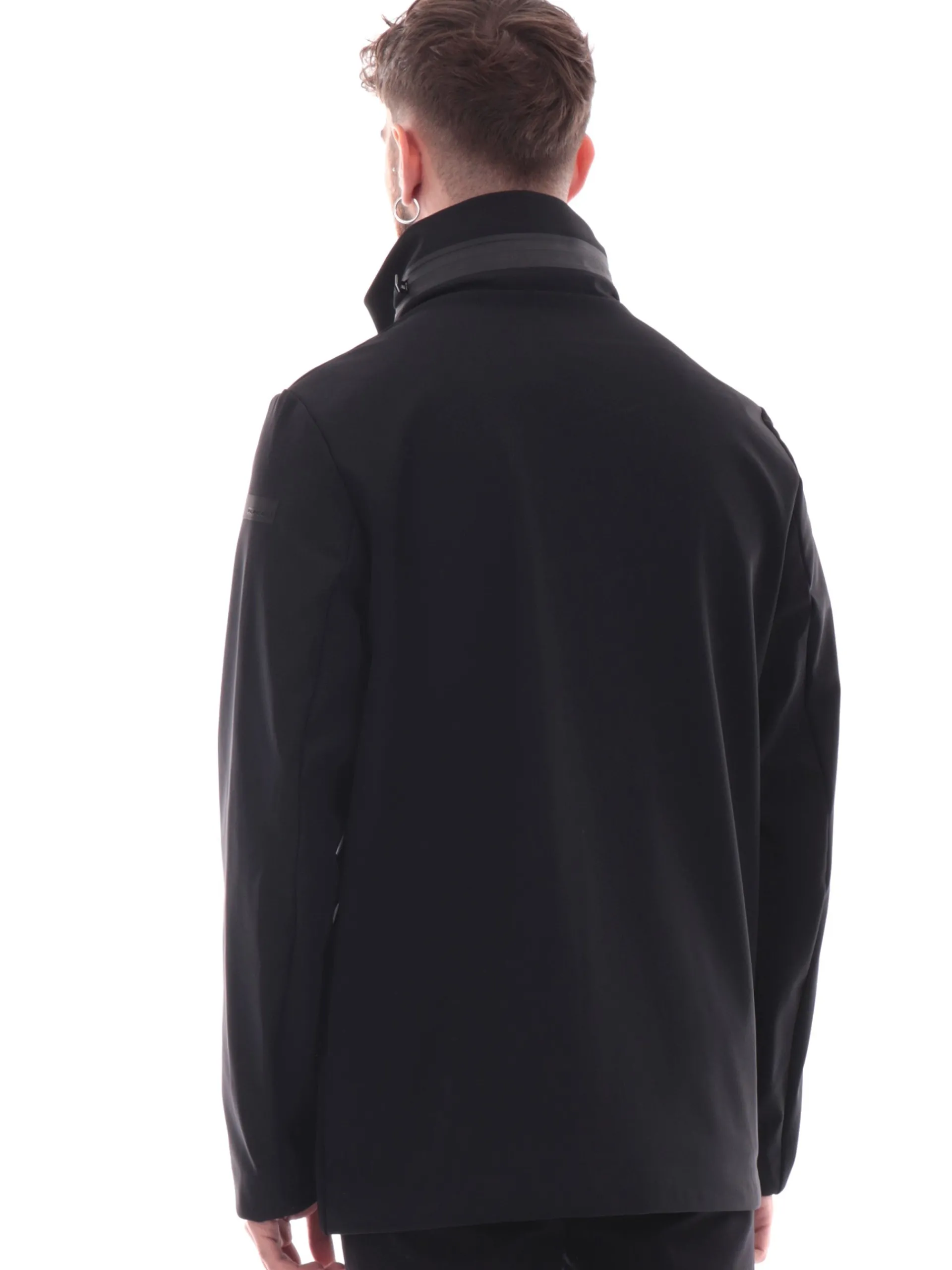 RRD Giubbotti*Cappotto nero Winter Thermo MDM da uomo cappuccio estraibile W24084