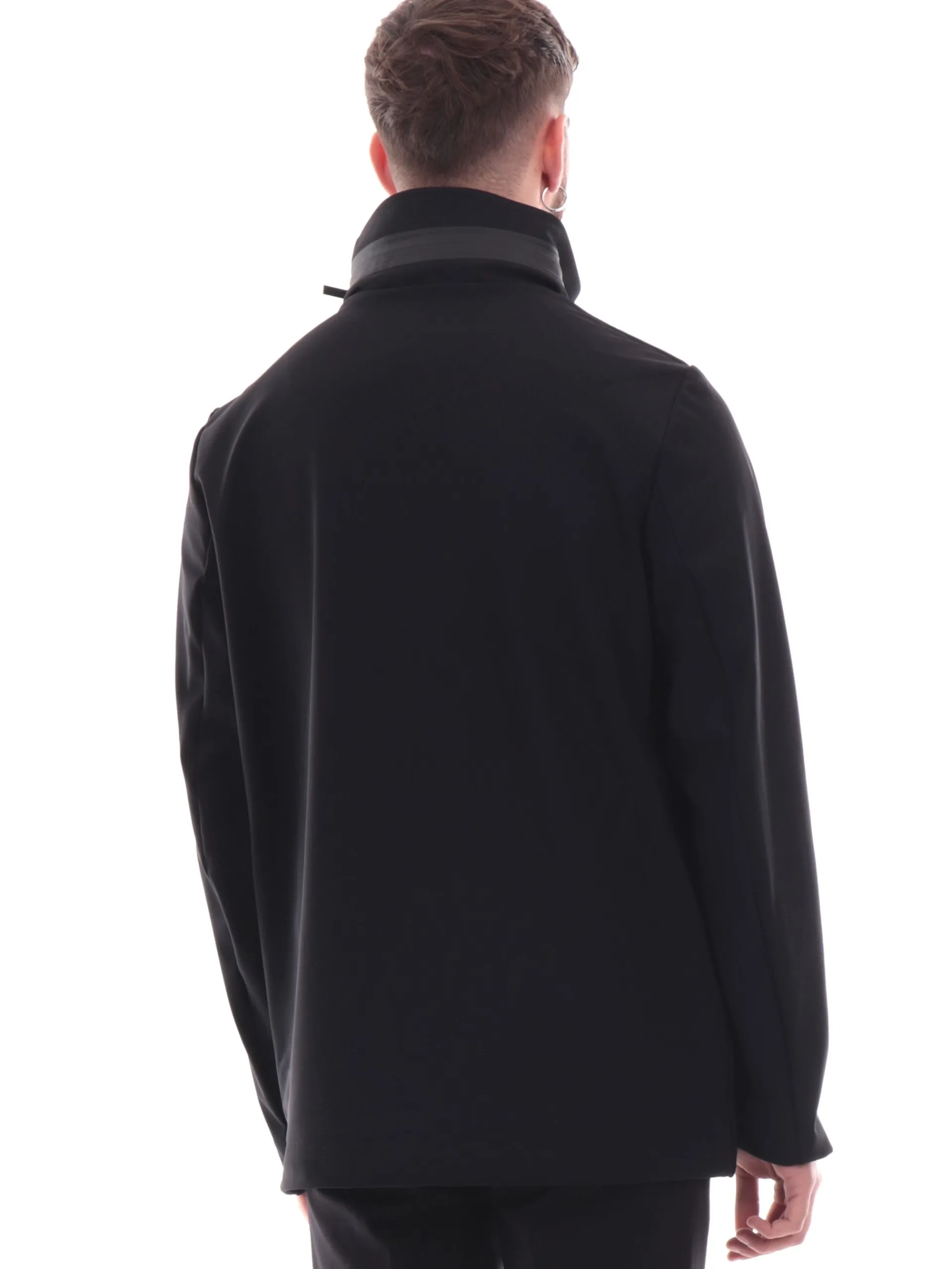 RRD Giubbotti*Cappotto nero Winter Thermo MDM da uomo cappuccio estraibile W24084