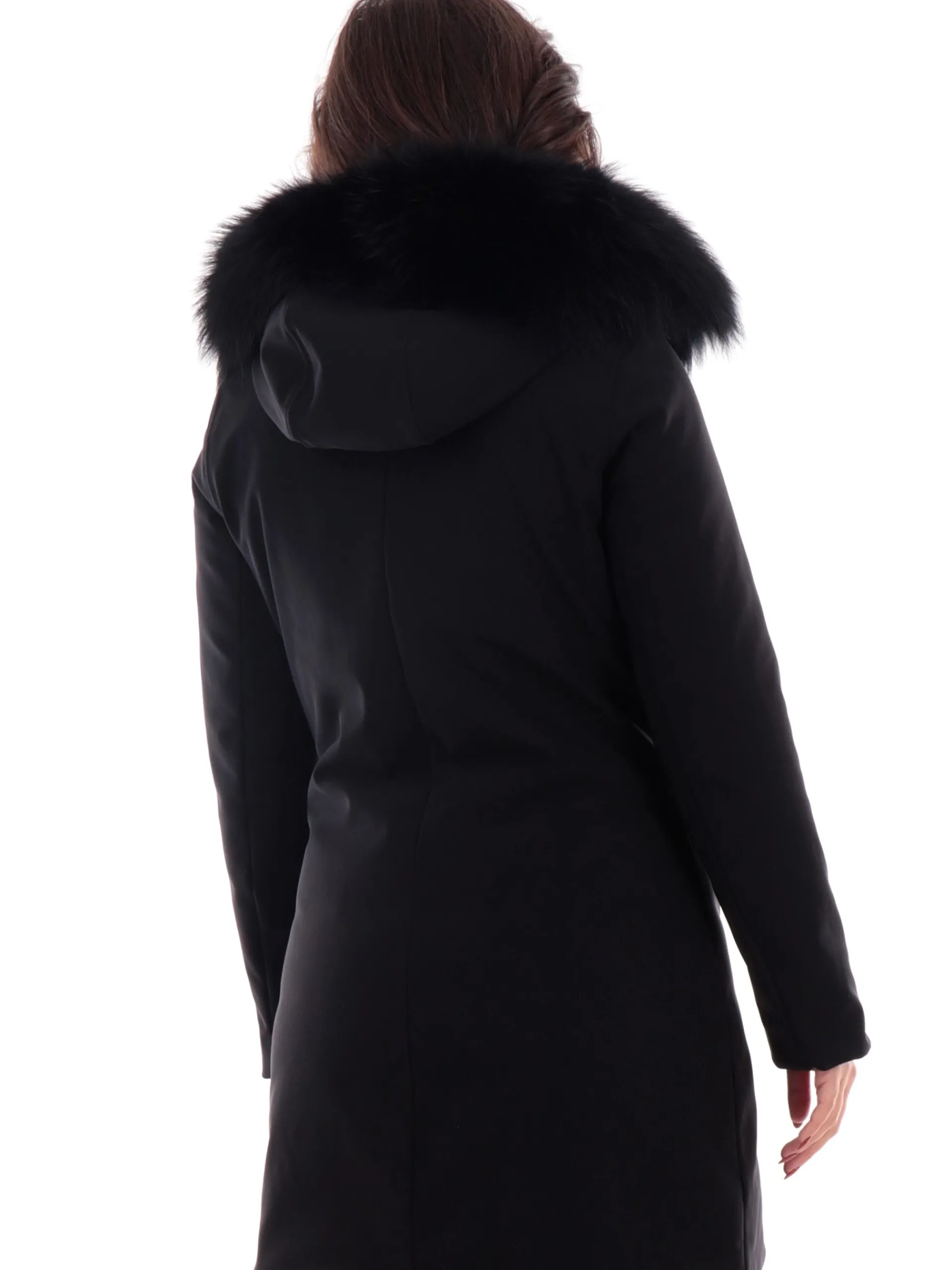 RRD Giubbotti*Cappotto Winter Long Fur Wom nero da donna W24502FT