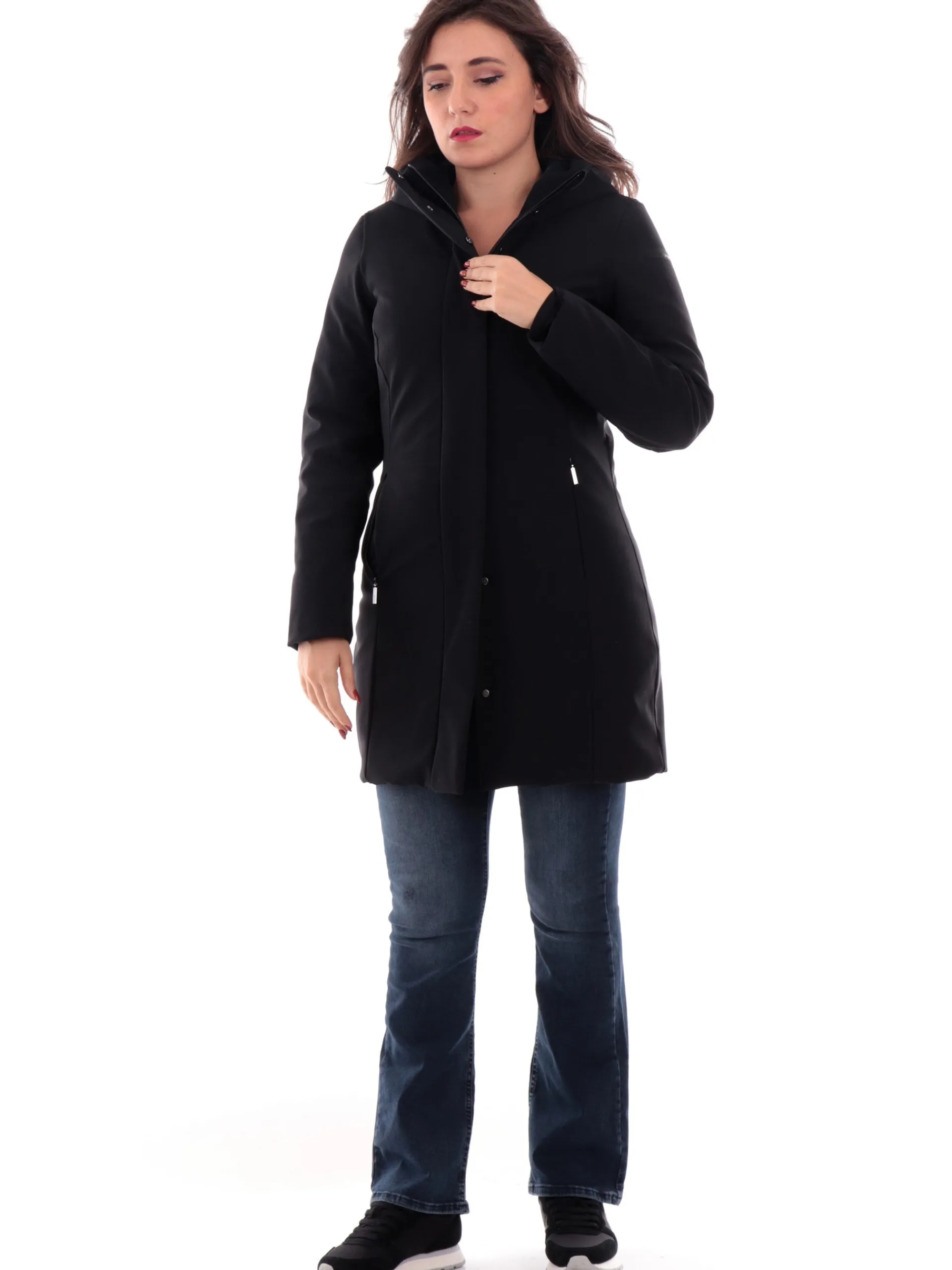 RRD Giubbotti*Cappotto Winter Long Wom nero da donna W24502