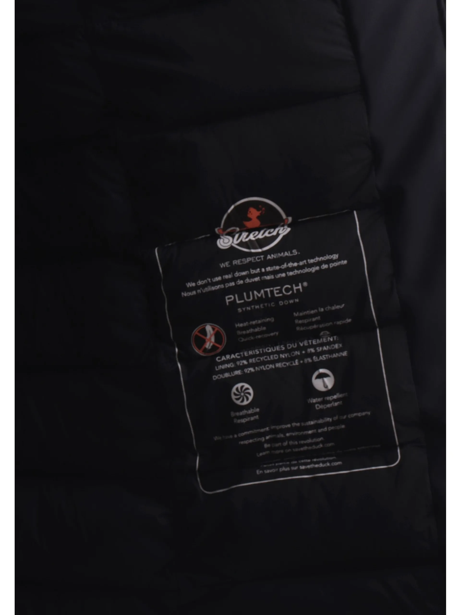 SAVE THE DUCK Giubbotti*Cappotto Pteris blu da uomo tessuto tecnico D41370MLEXY19