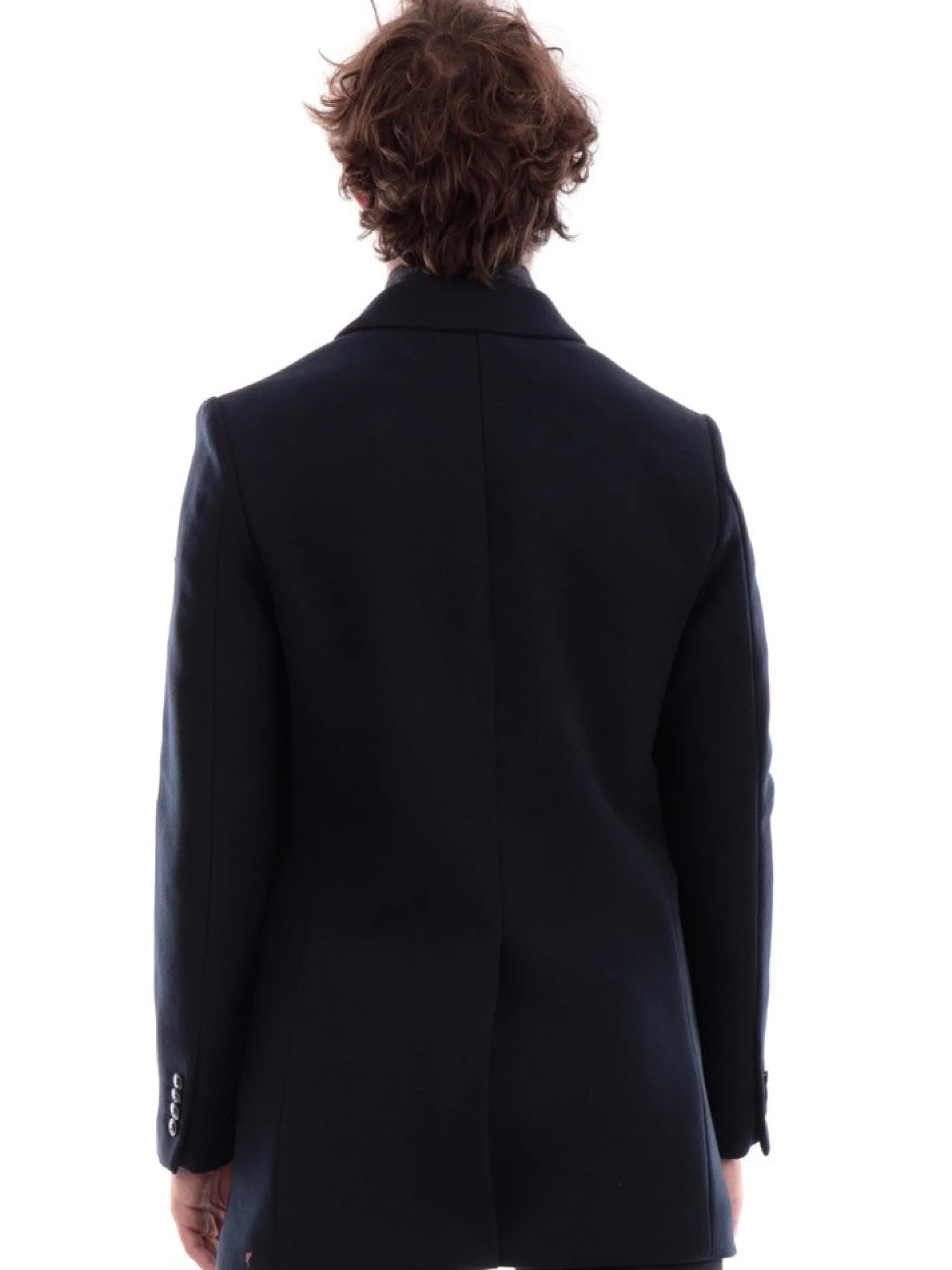 YES ZEE Cappotti*Cappotto blu da uomo con gilet removibile O816KK000