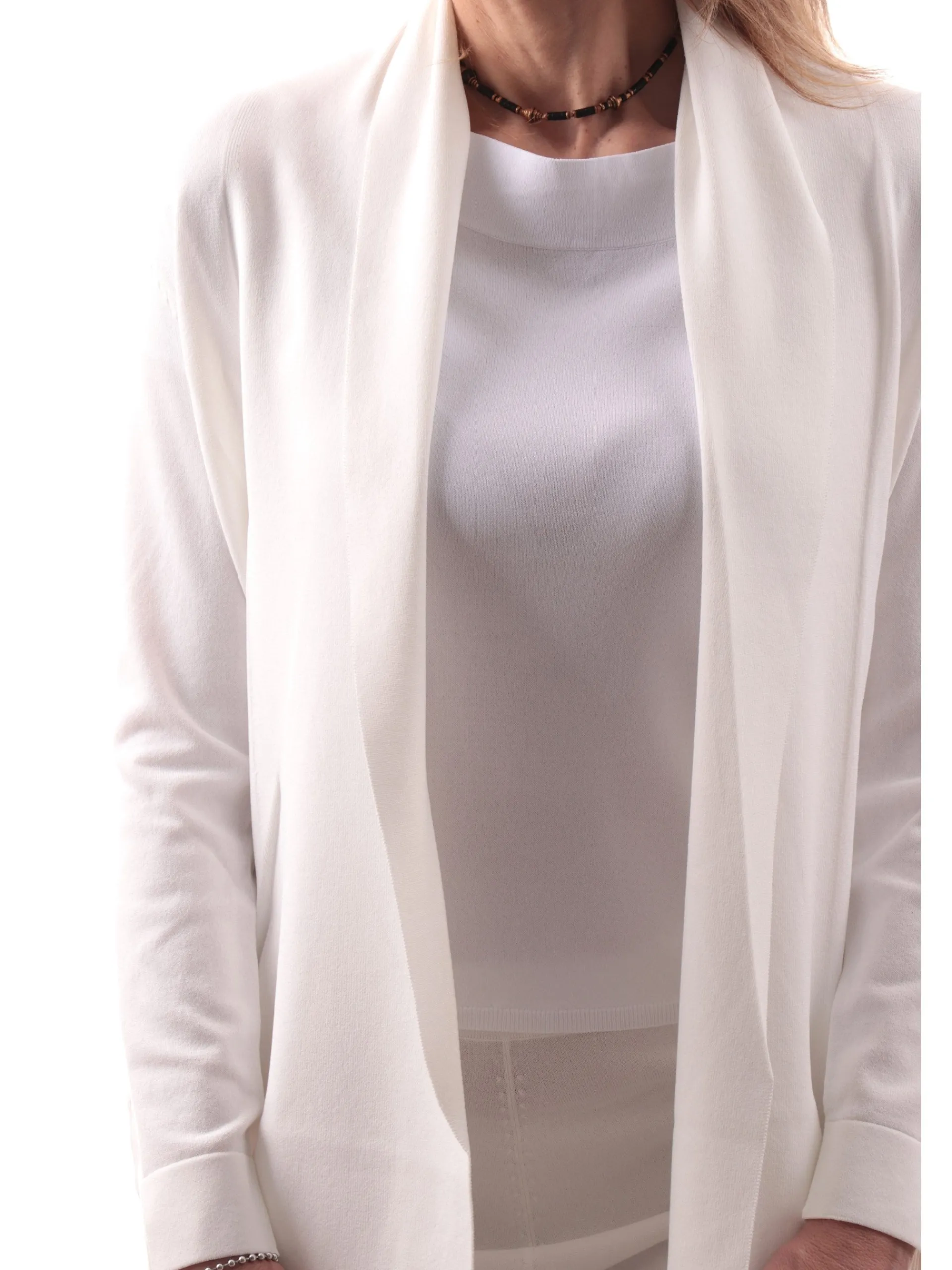 ANIS Maglie*Cardigan White bianco da donna 251W6001
