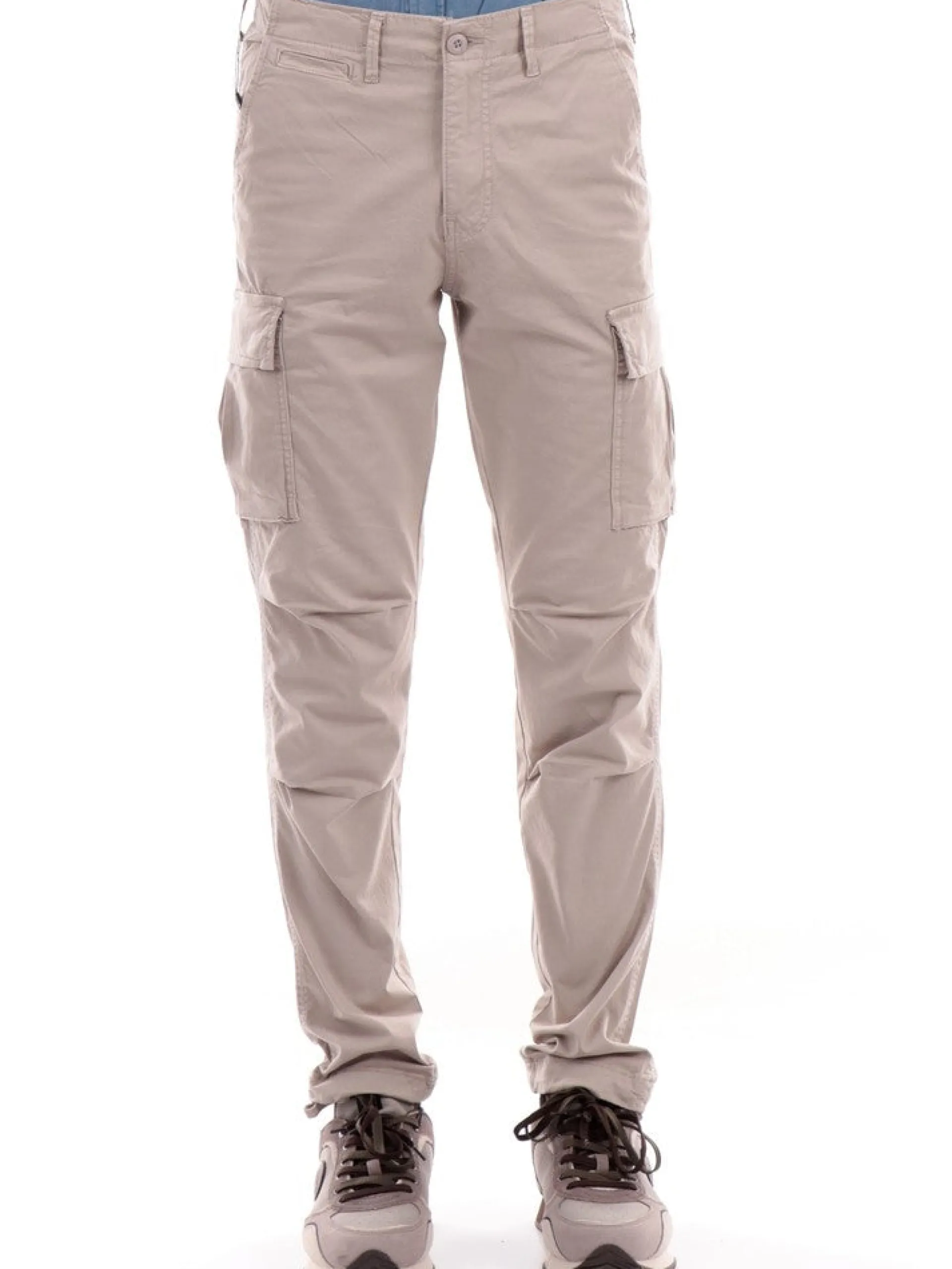 JACK&JONES Pantaloni*Cargo Jack Jones grigi da uomo 12216664