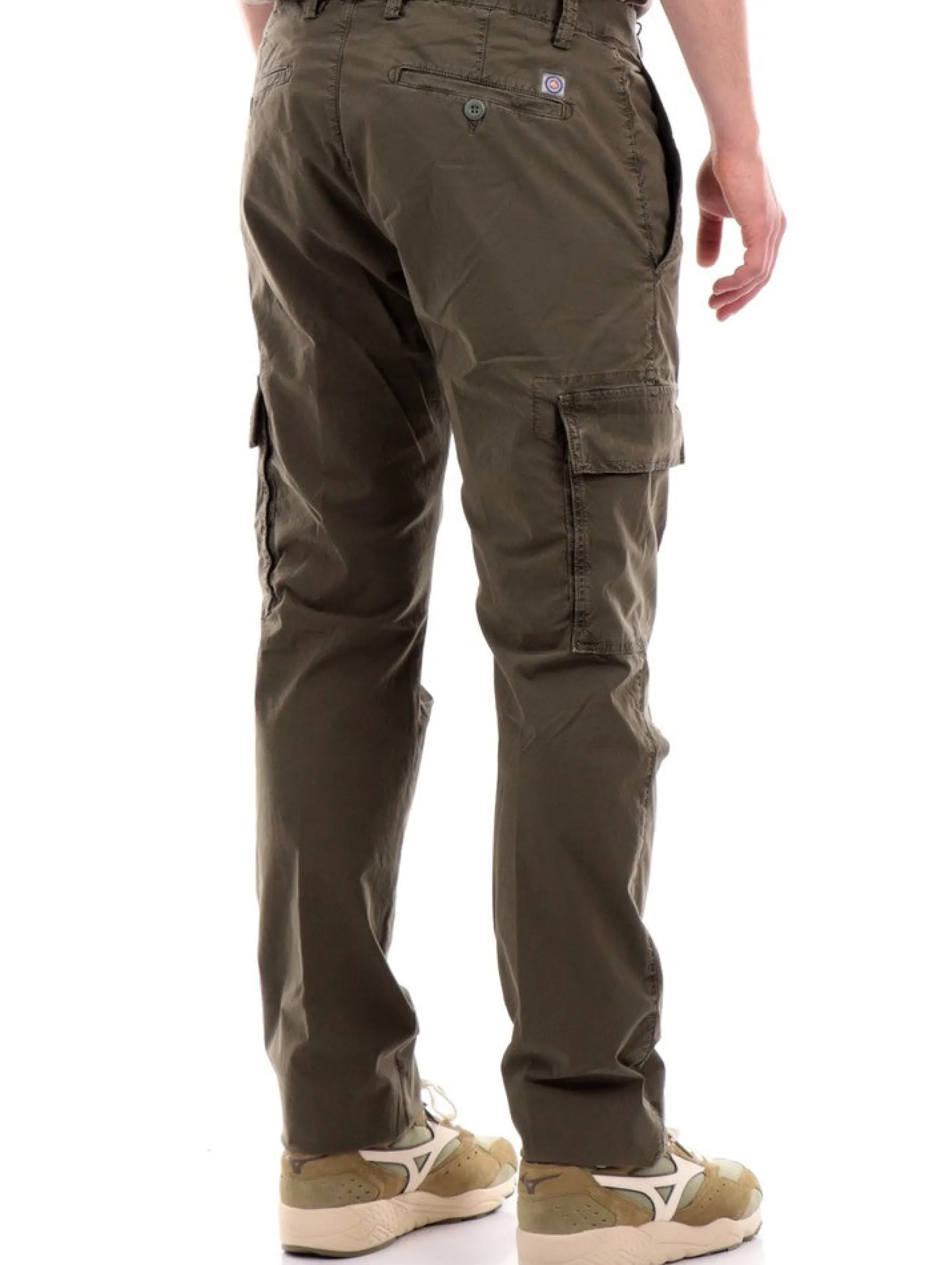 MODFITTERS Pantaloni*Cargo verdi da uomo Galway Popeline GALWAYPOP