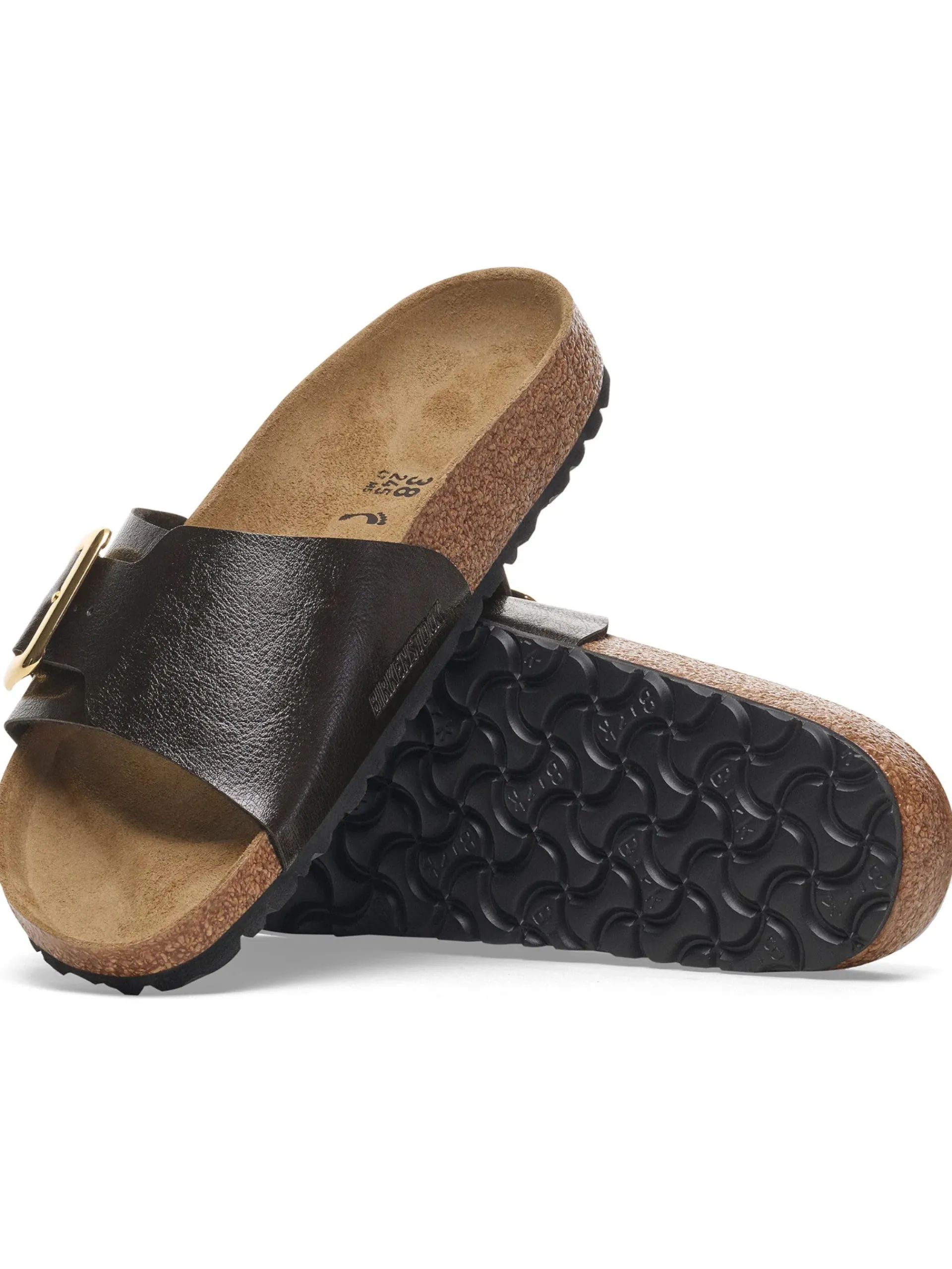 BIRKENSTOCK Sandali*Ciabatte nere Catalina Cushion Buckle 10294