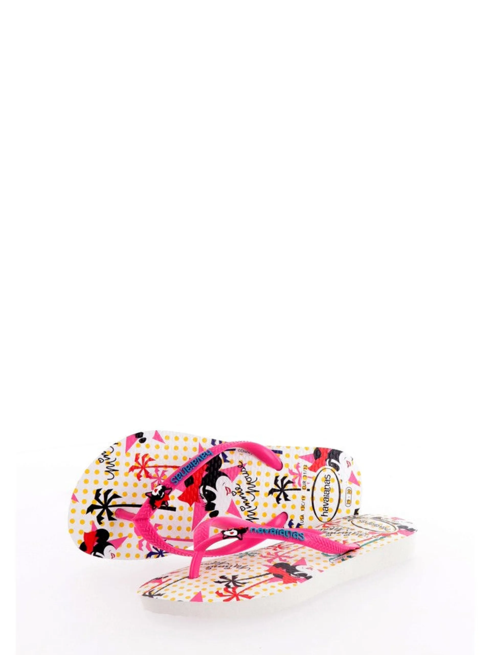 HAVAIANAS Ciabatte E Infradito*Ciabatte bambina bianche Minnie Disney 4130287